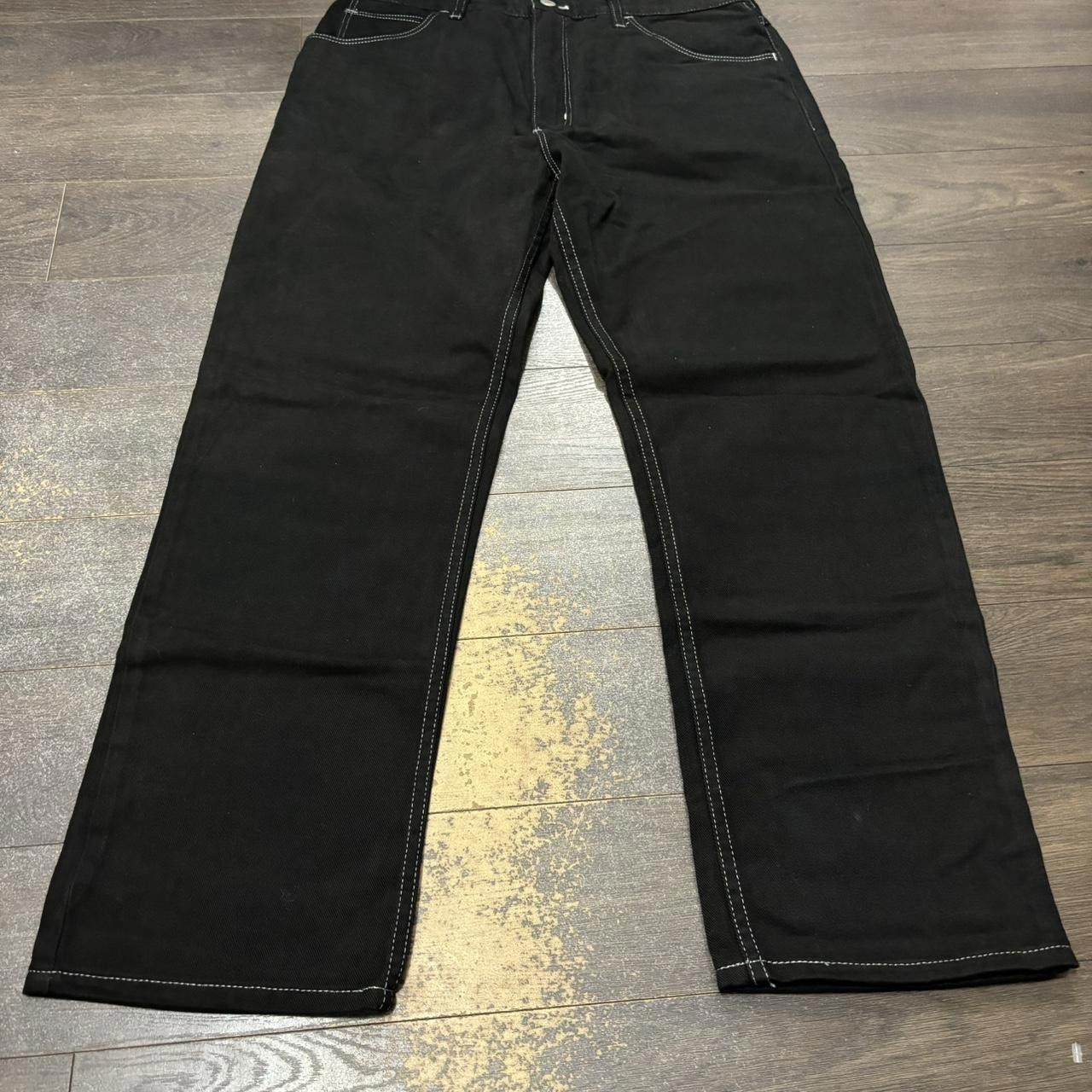 Wrangler Vintage Wrangler Black Off Stitch Jeans Made in USA 36x31 Size US 36 / EU 52 - 4 Thumbnail