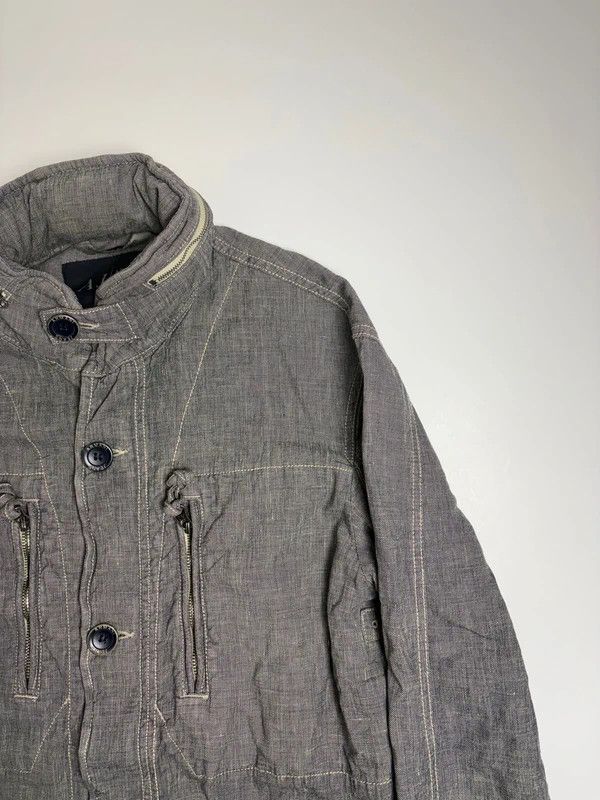 Emporio Armani Emporio Armani 30 Anniversary Linen Utility Jacket Size US L / EU 52-54 / 3 - 6 Thumbnail