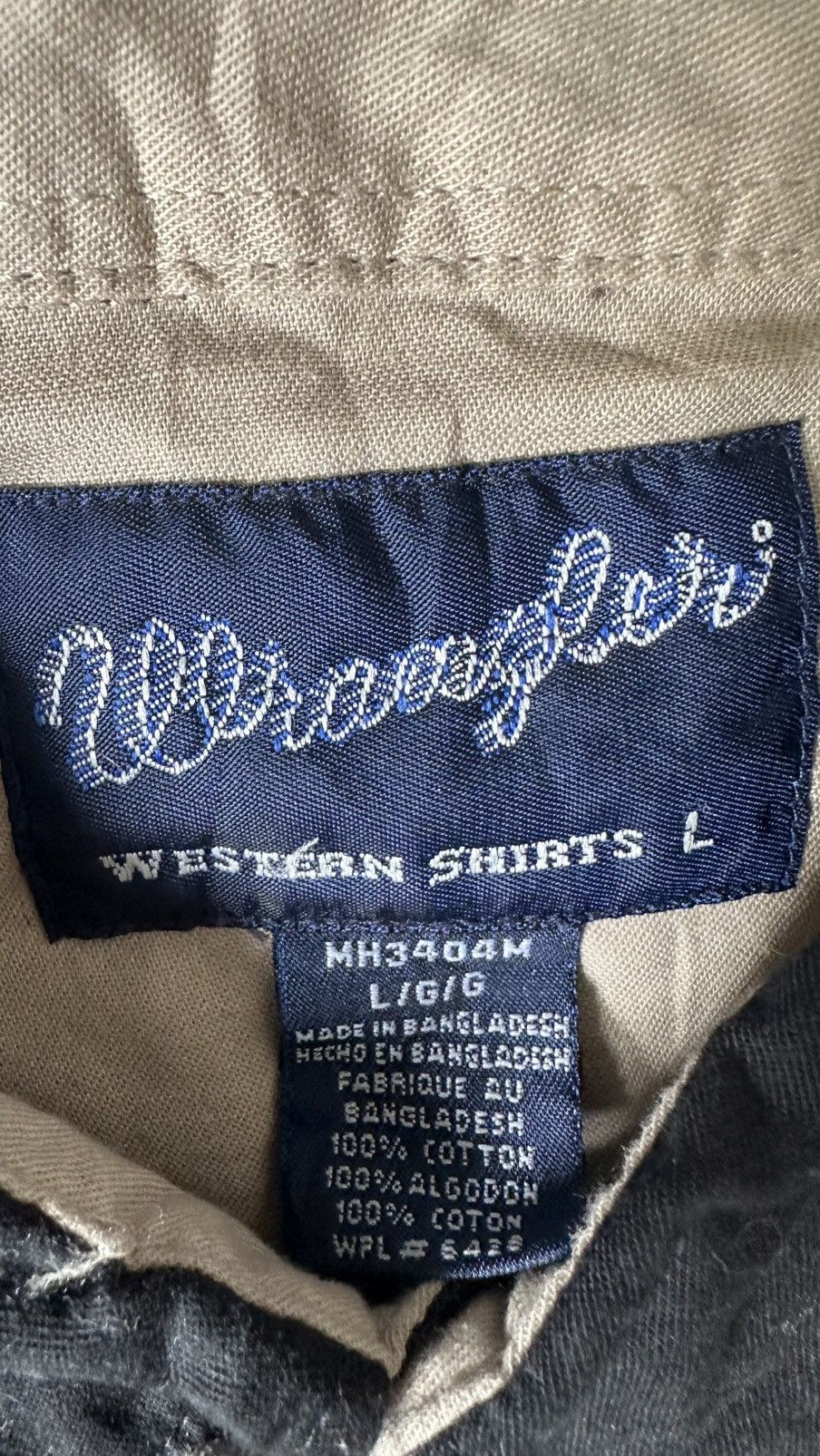 Wrangler VINTAGE WRANGLER WESTERN SHIRT NAVAJO Size US L / EU 52-54 / 3 - 6 Thumbnail
