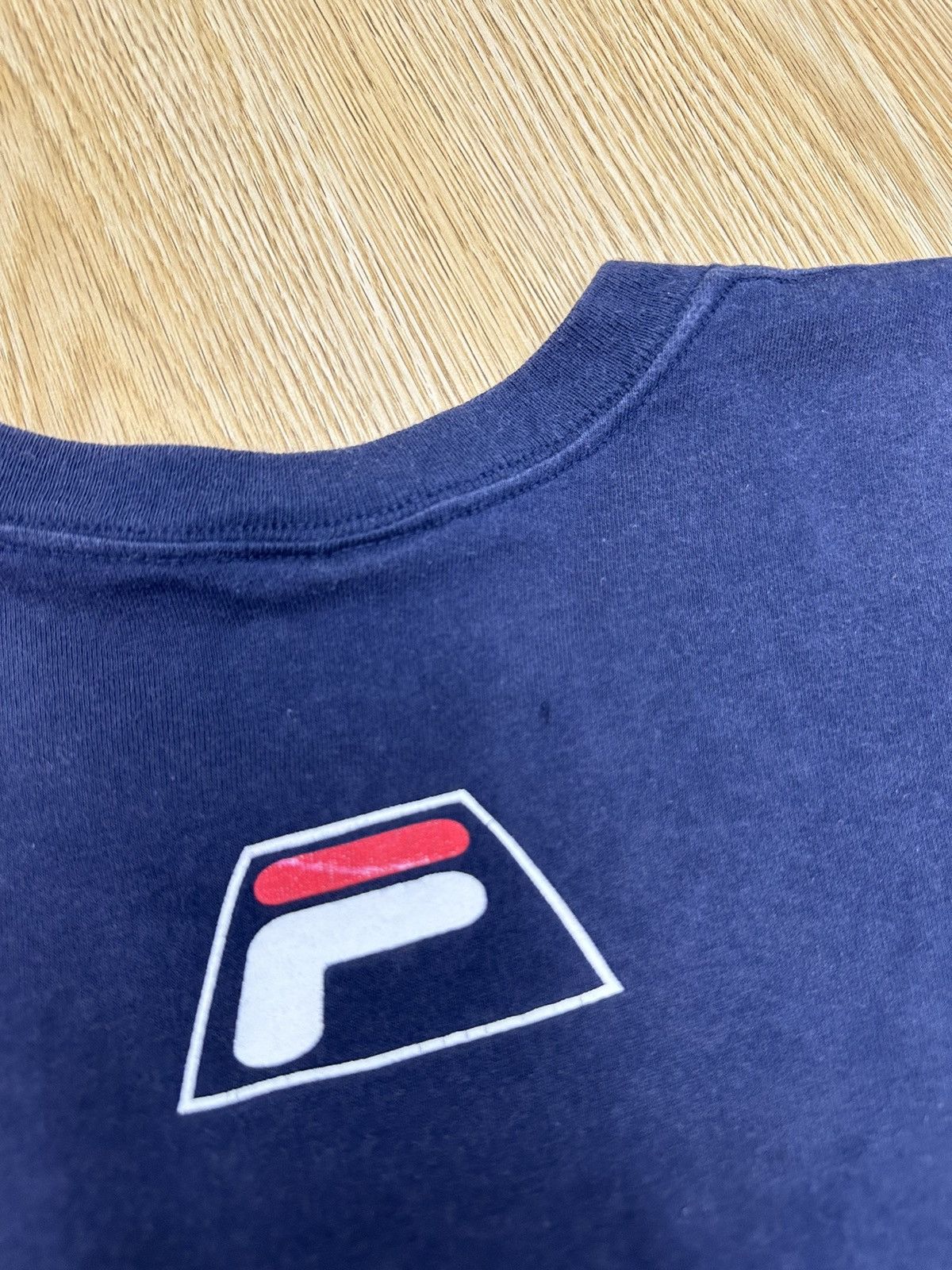 Fila × Vintage Vintage 90s Fila Big Logo Usa Tshirt A222 Size US S / EU 44-46 / 1 - 8 Thumbnail