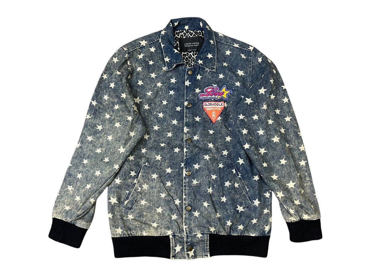 Rokit Vintage Rokit Denim Jacket Leopard Streetwear Size US M / EU 48-50 / 2 - 1 Thumbnail