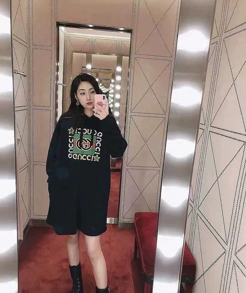 Gucci GucciRainbow star pattern printed hooded sweatshirt dress 2 Size S / US 4 / IT 40 - 5 Thumbnail