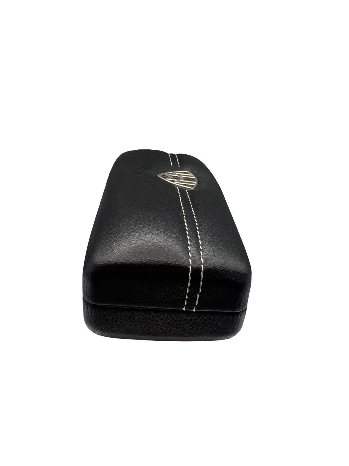 MAYBACH Eyewear Maybach Sunglasses Case – Black Leather w/ Silver Maybach Size ONE SIZE - 5 Thumbnail