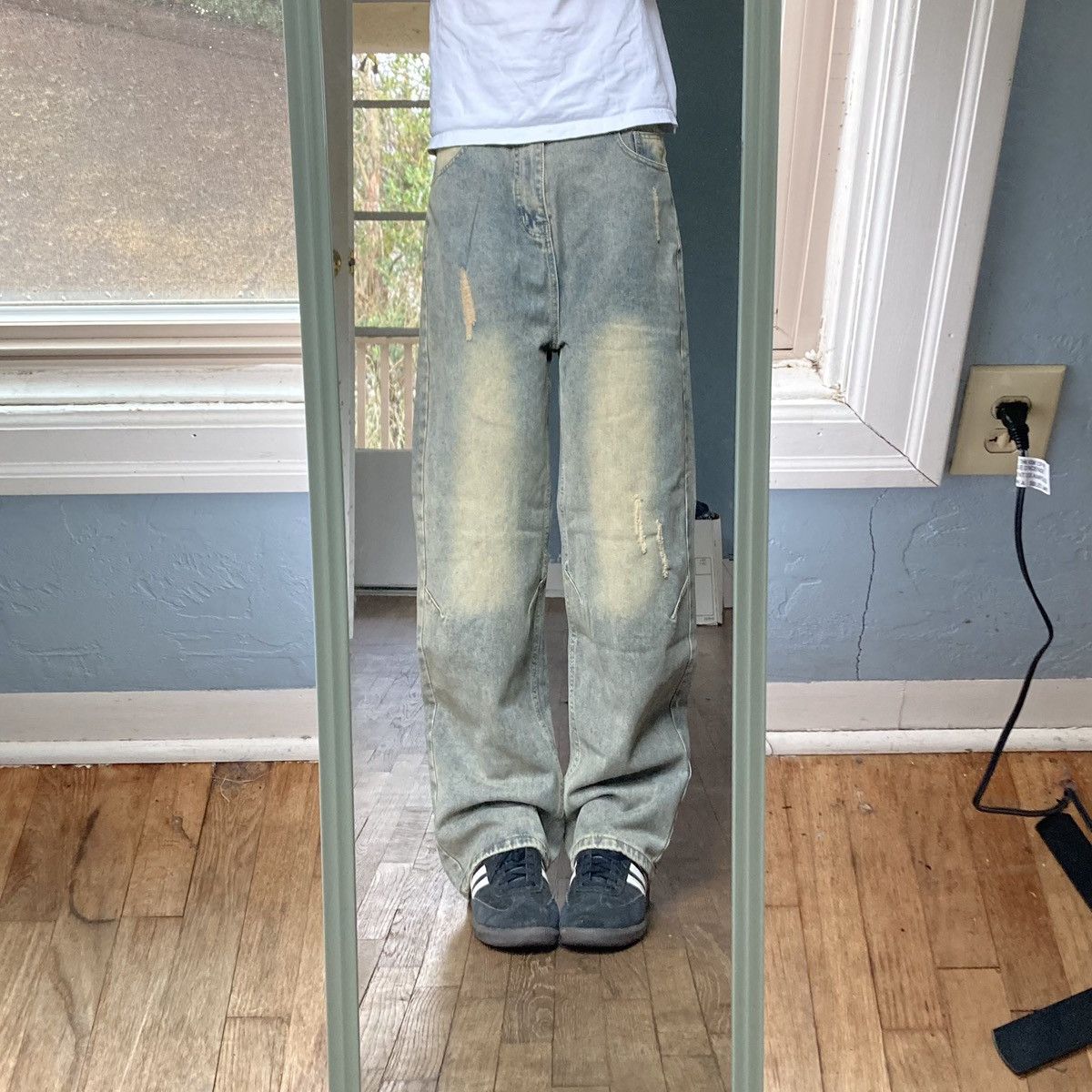 Vintage Baggy faded jeans Size US 32 / EU 48 - 2 Thumbnail