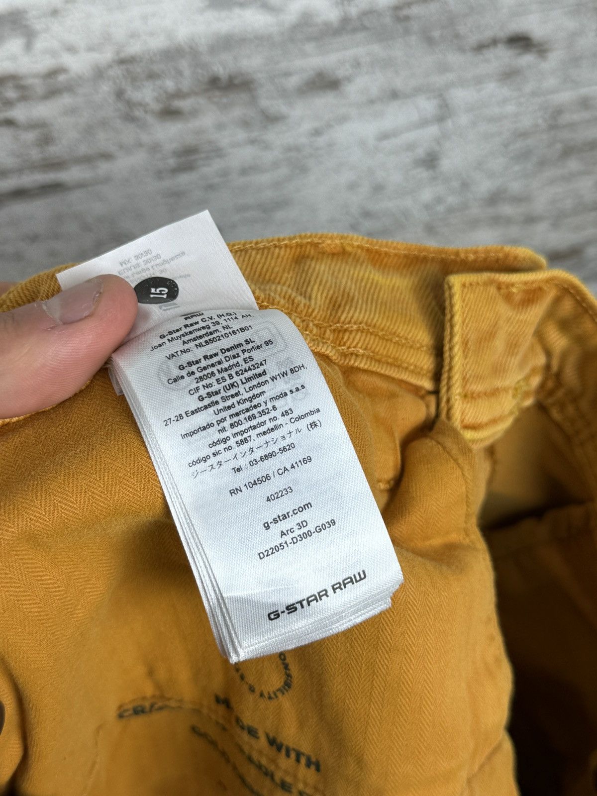 G-Star Mens Vintage G Star Raw arc 3d jeans denim pants cargo y2k Size US 30 / EU 46 - 11 Thumbnail