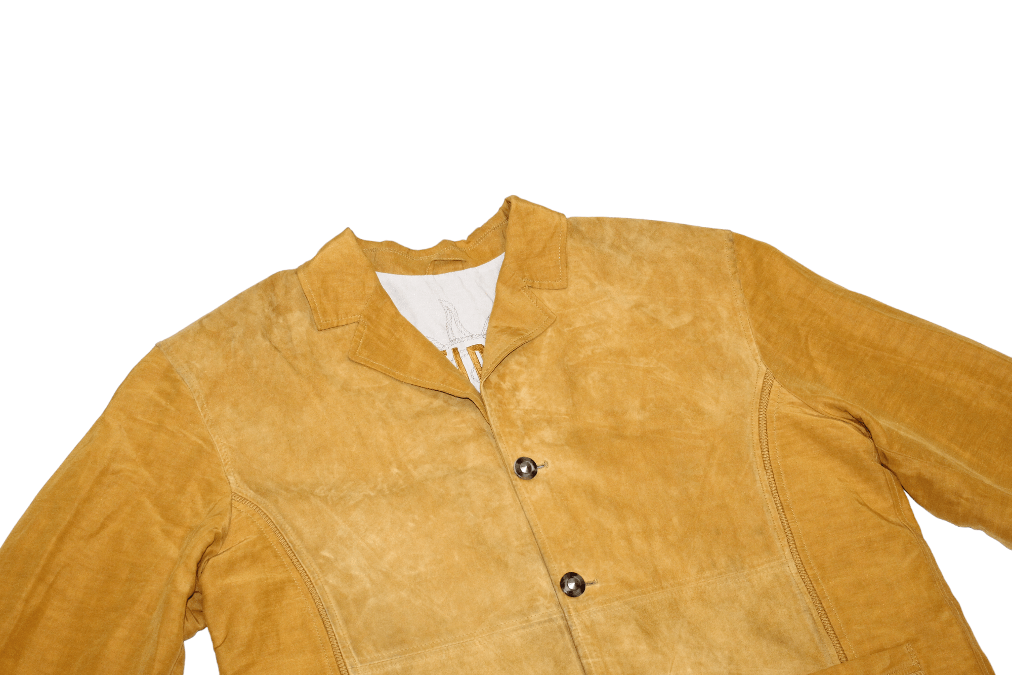 Vintage 90s Seldom by Francois Martin Suede Leather Chore Jacket Size US XXL / EU 58 / 5 - 7 Thumbnail