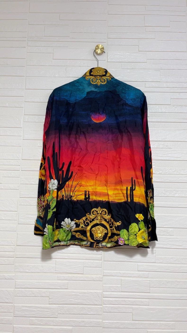 Versace Versace Men's cactus print shirt Size US S / EU 44-46 / 1 - 4 Thumbnail