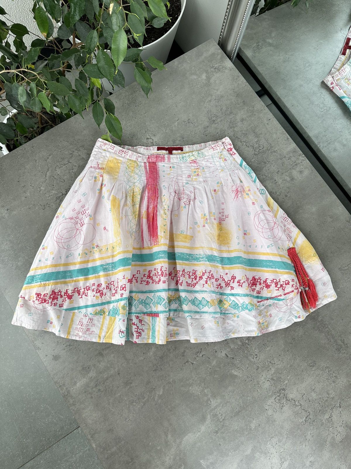 Marithe + Francois Girbaud Marithe Francois Gibraud Flared Multicolor Mini Skirt Size 30" / US 8 / IT 44 - 1 Thumbnail
