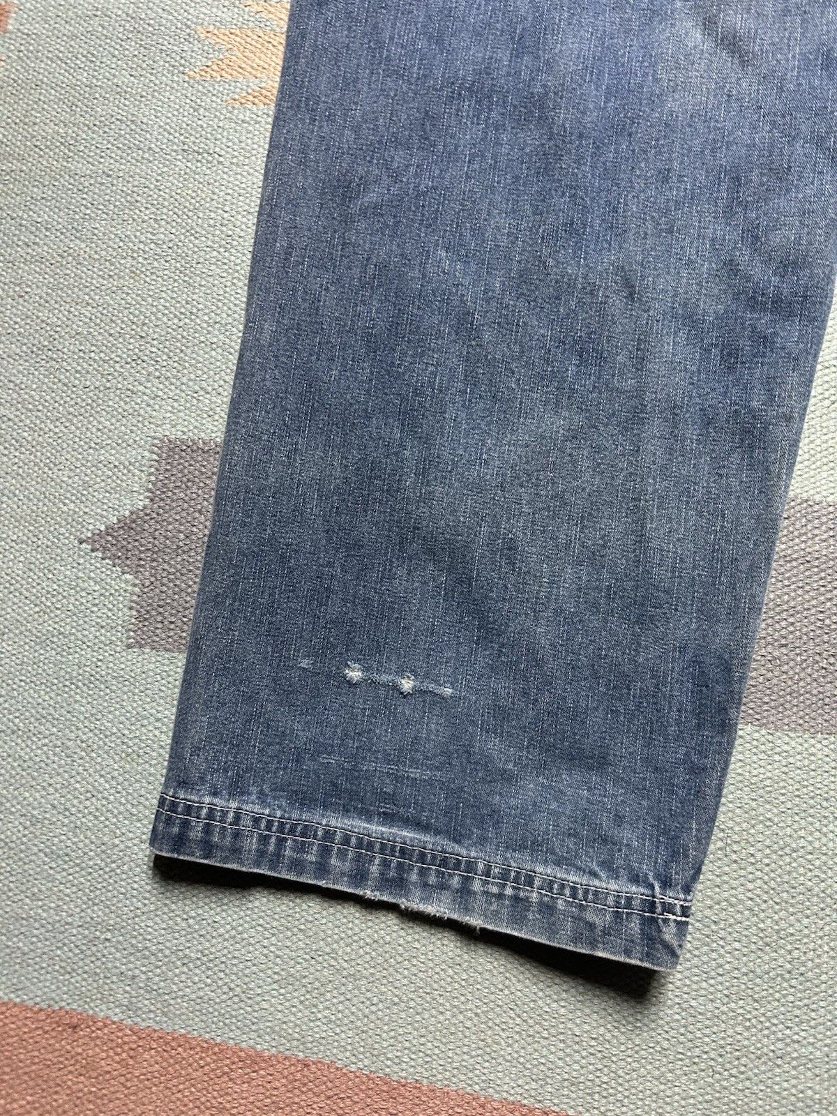 Disney Vtg Winnie the Pooh denim overalls embroidered Disney 36/37 Size 36" / US 14 / IT 50 - 7 Thumbnail
