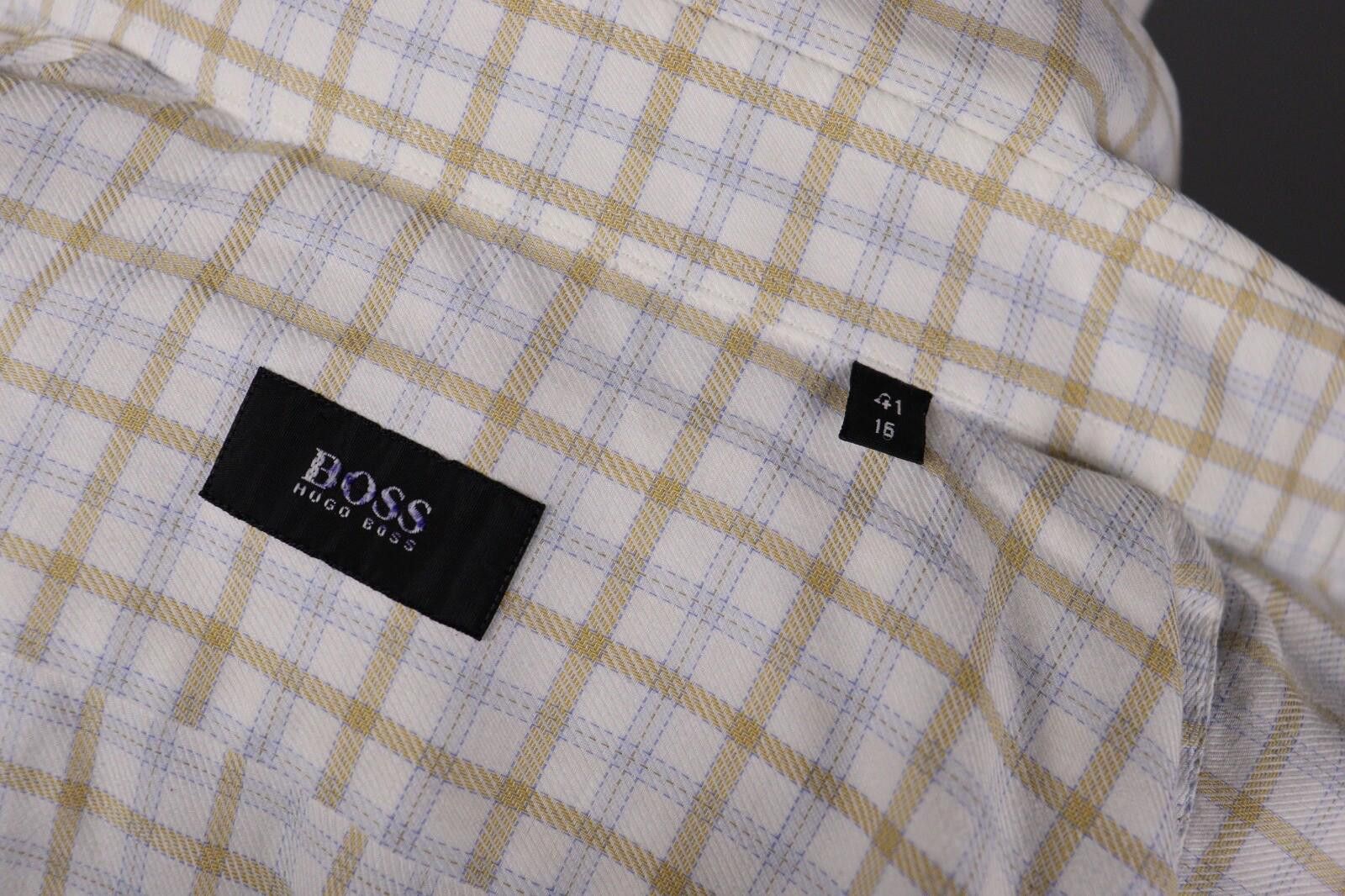 Hugo Boss Hugo Boss Check Long Sleeve Button Down Shirt Size 41 / 16 Size US L / EU 52-54 / 3 - 9 Thumbnail