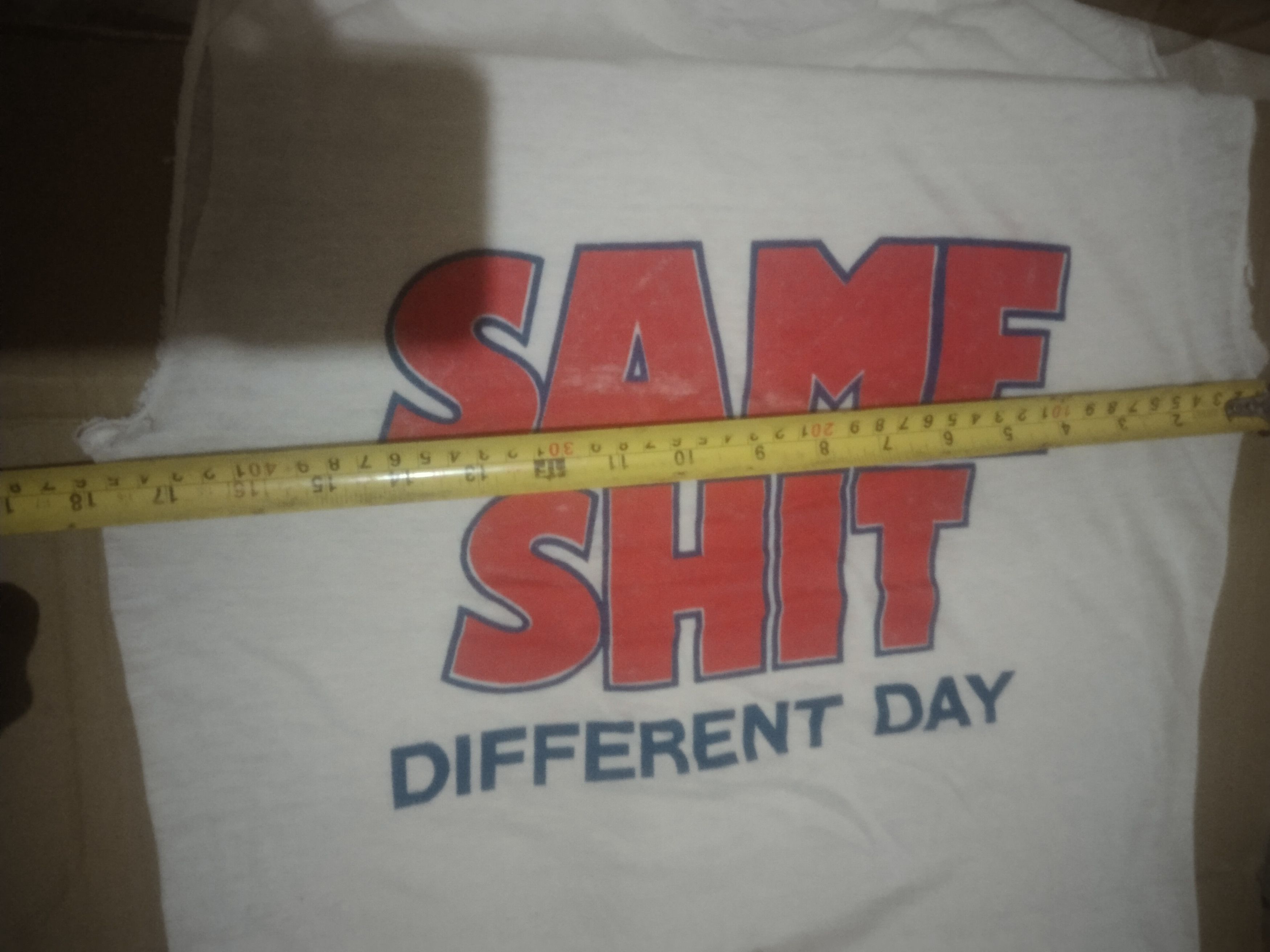 Vintage Vintage 80's Same shit different day cut sleeve shirt Size US M / EU 48-50 / 2 - 6 Thumbnail