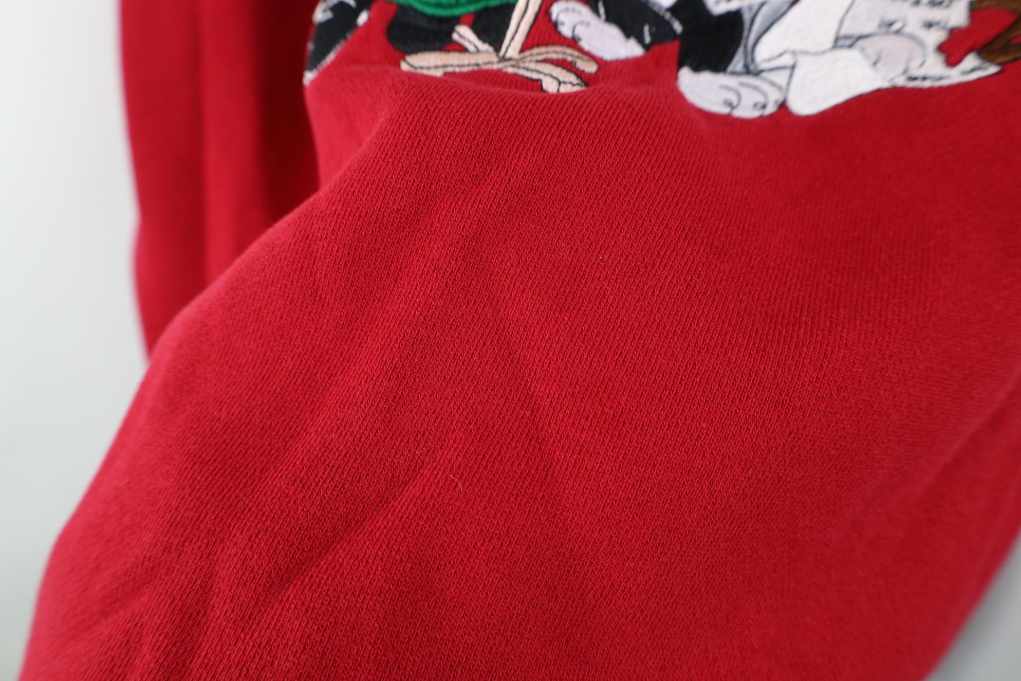 Vintage Vintage 90s Looney Tunes Christmas Santa Claus Sweatshirt Size M / US 6-8 / IT 42-44 - 6 Thumbnail
