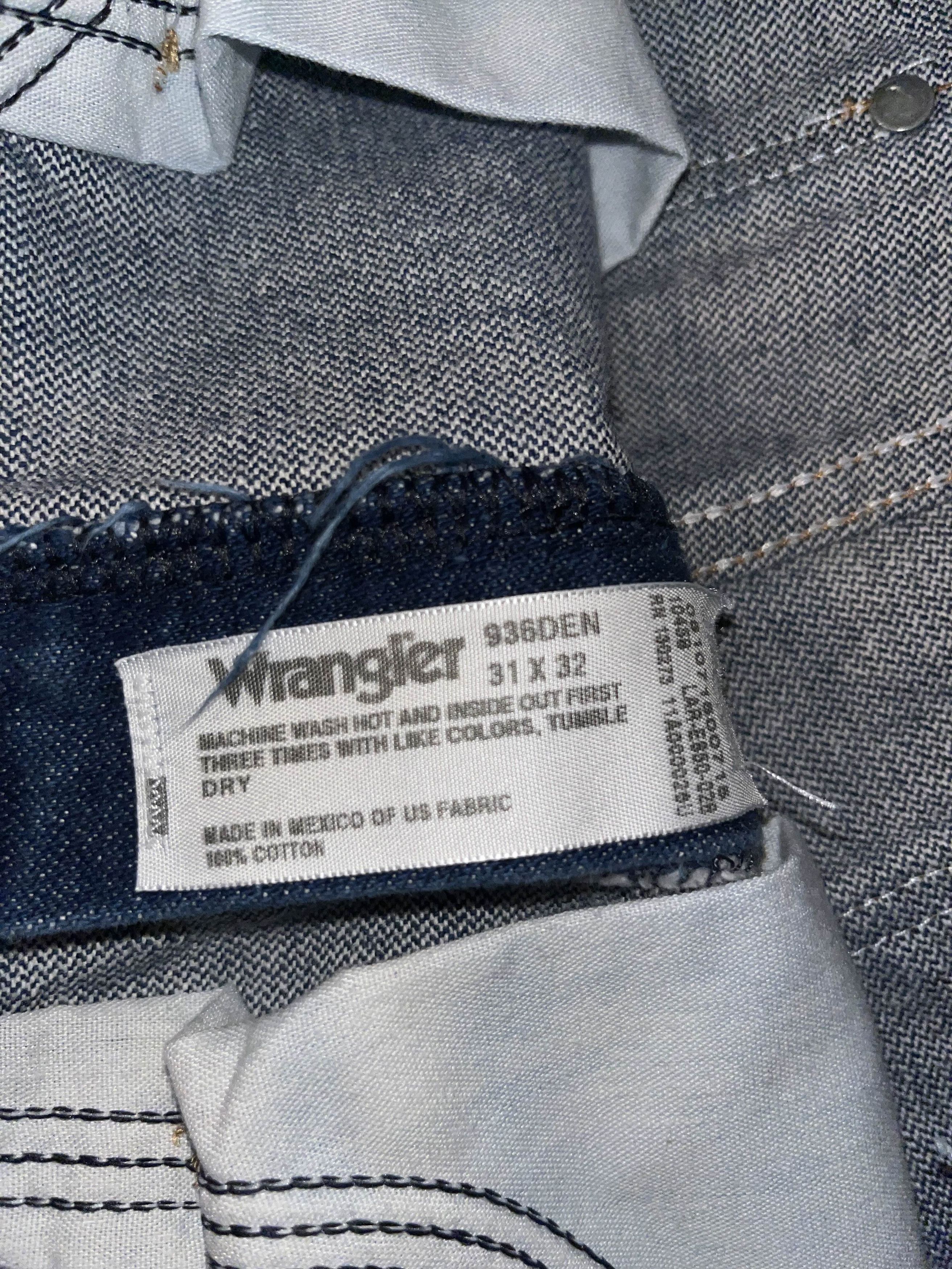 Vintage × Wrangler Wrangler Dark Wash Denim Jeans Size US 31 - 5 Thumbnail