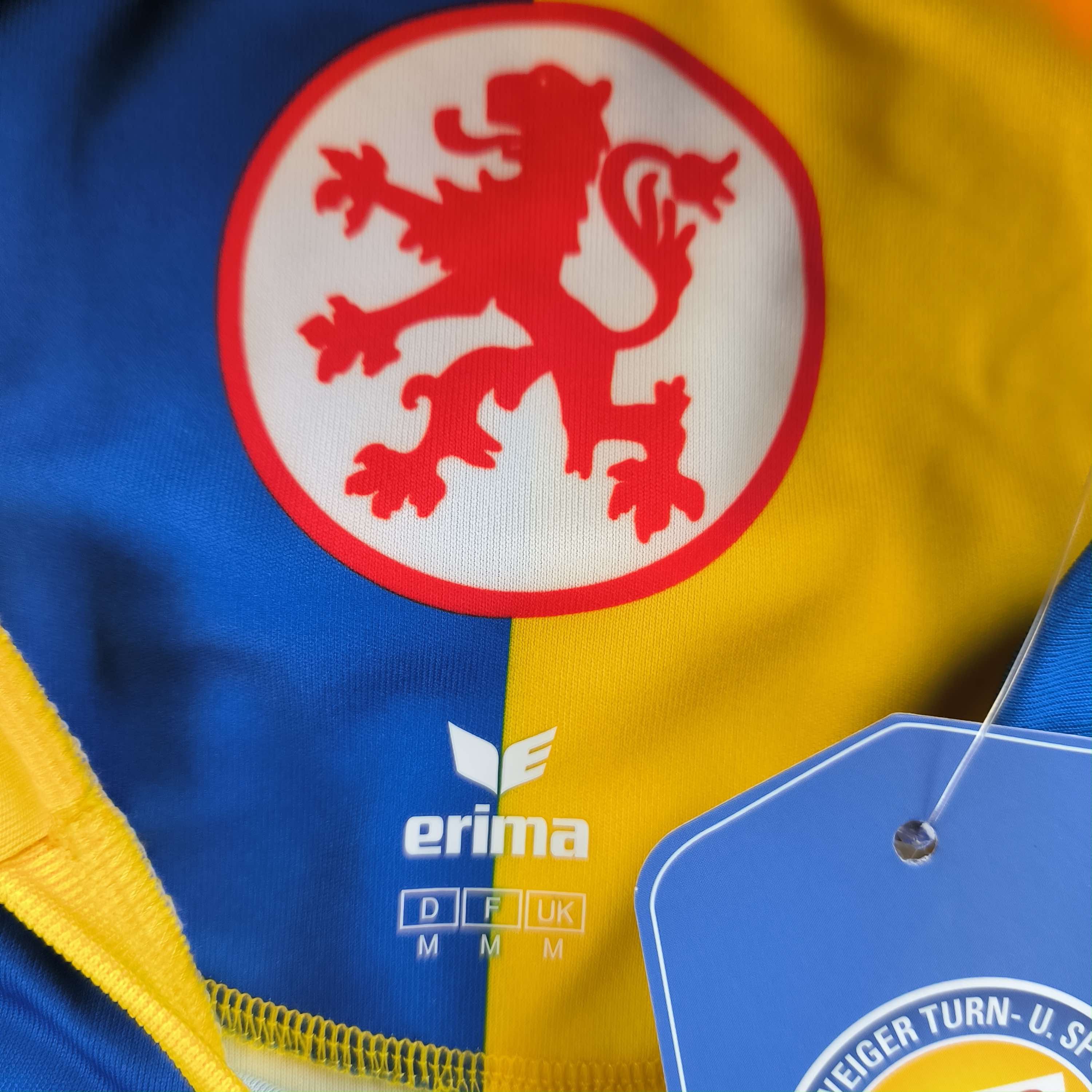 Erima NEW Eintracht Braunschweig 20-21 Anniversary football jersey Size US M / EU 48-50 / 2 - 3 Thumbnail