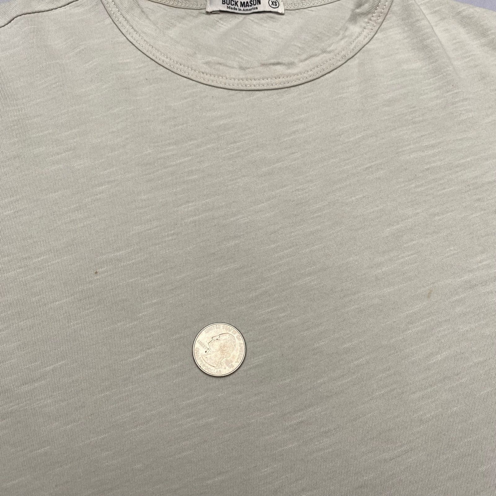Buck Mason Buck Mason Curved Hem Slub Cotton Short Sleeve Shirt Mens XS Size US XS / EU 42 / 0 - 10 Thumbnail