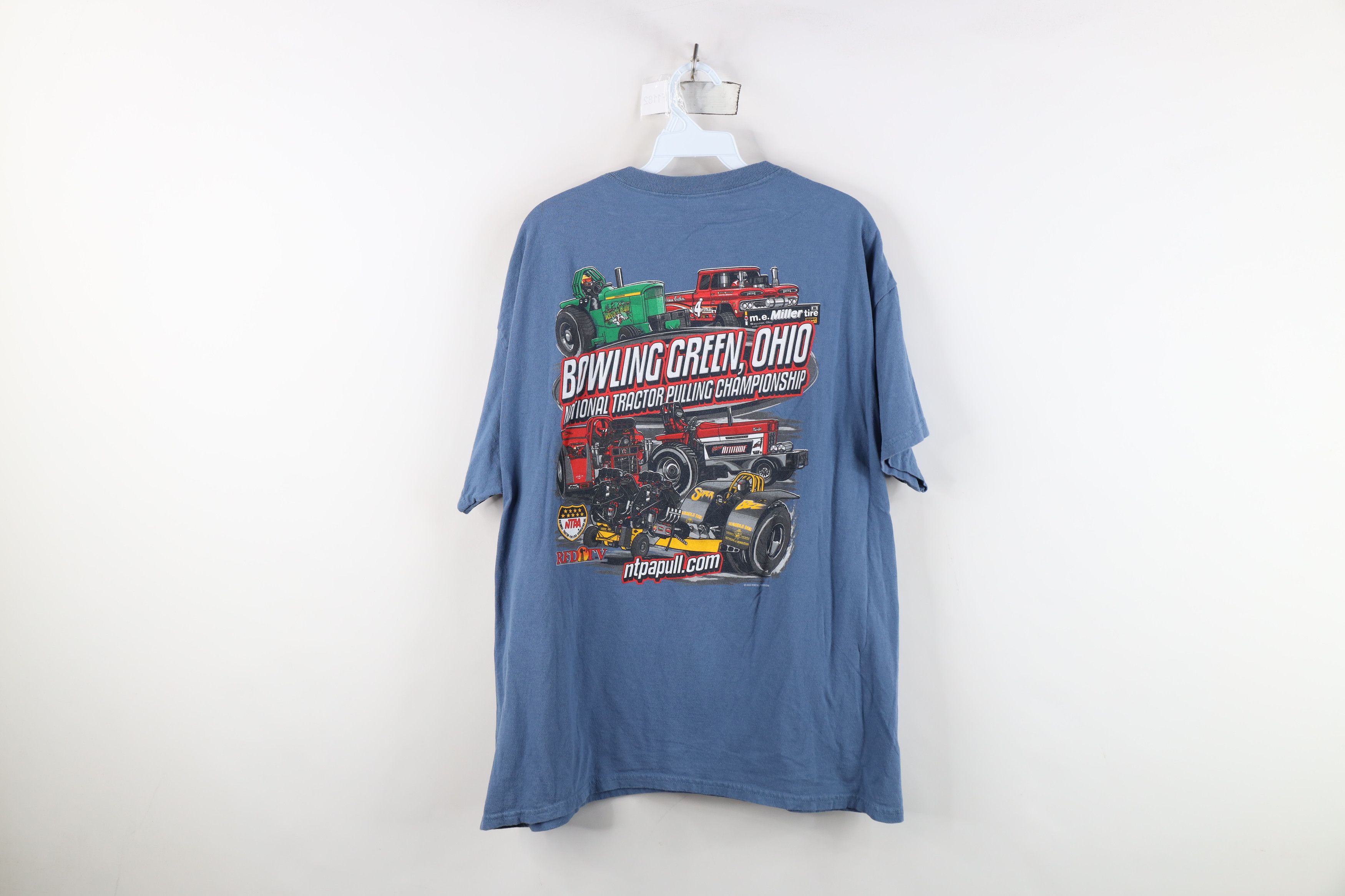 Vintage Y2K Tractor Pulling Championship Bowling Green T-Shirt Size US L / EU 52-54 / 3 - 12 Thumbnail