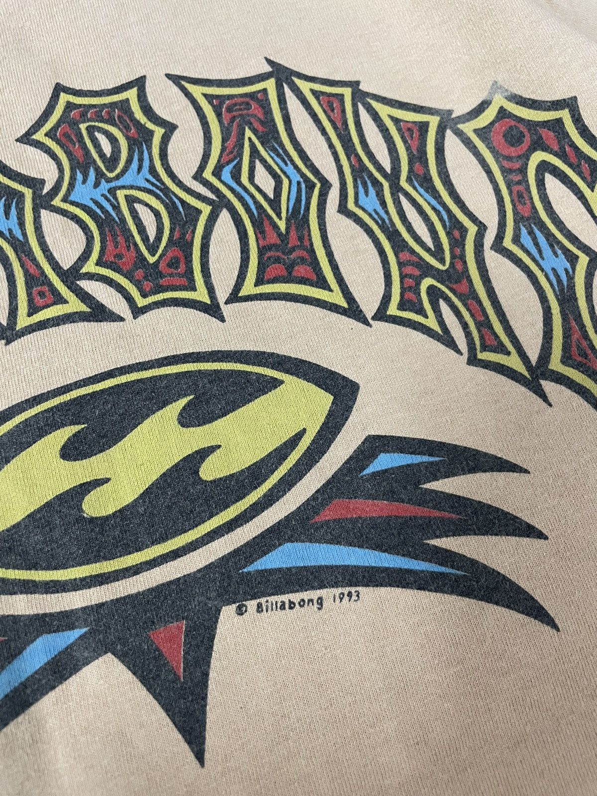 Billabong Vintage 90s Billabong Crazy Graphic Size US M / EU 48-50 / 2 - 5 Thumbnail