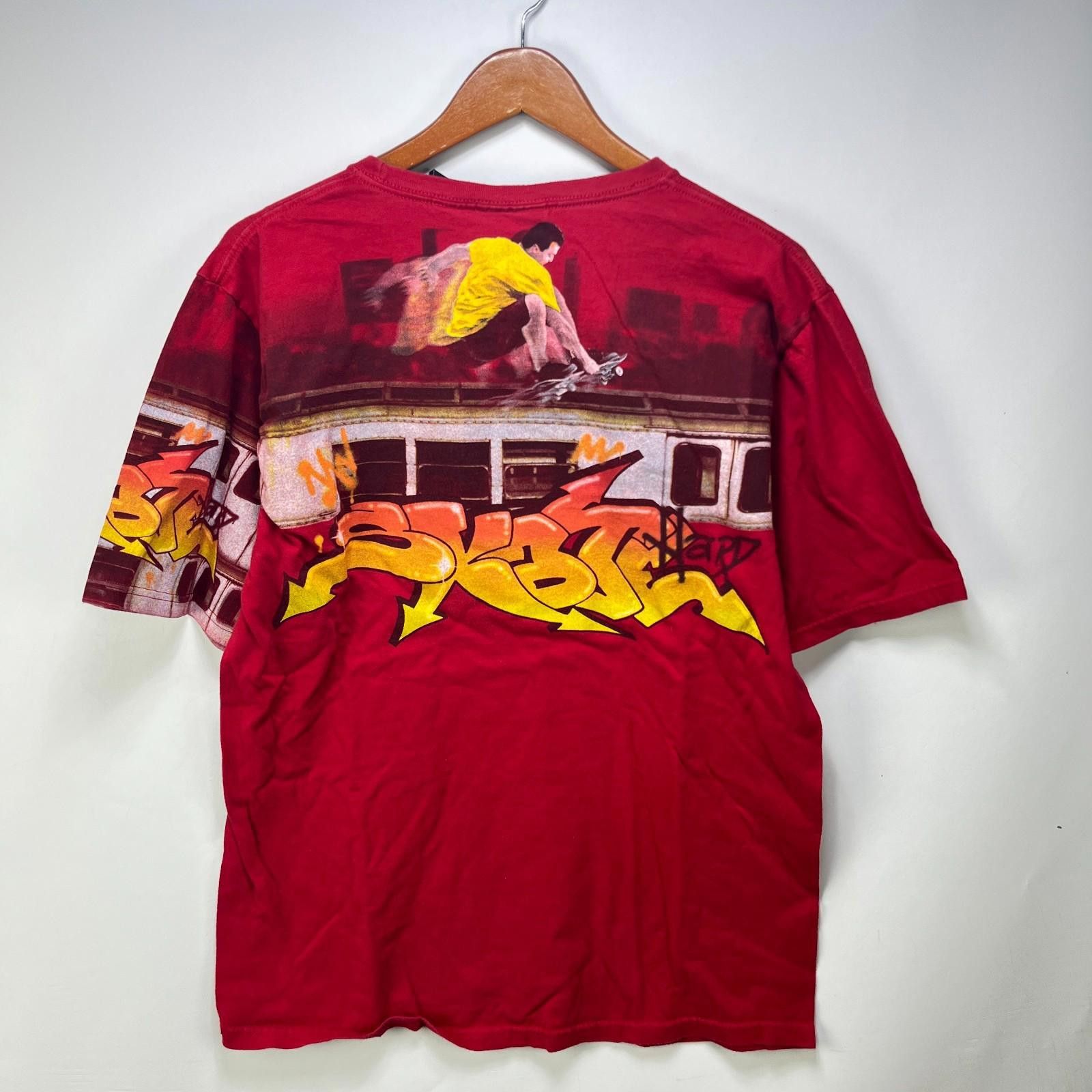 Designer Vintage Y2K Skate Graffiti No Boundaries T Shirt Medium Size US M / EU 48-50 / 2 - 1 Thumbnail