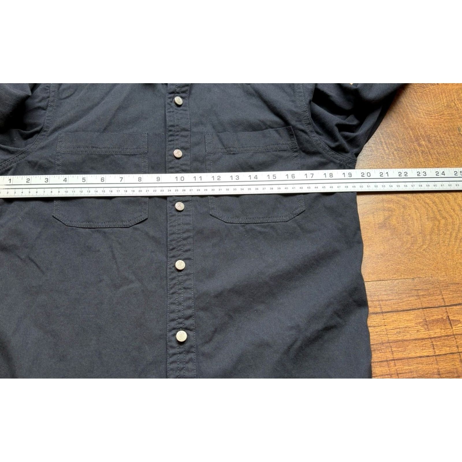 Eton Teton x Grateful Dead Denim Long Sleeve Work Shirt GD Logo Buttons Men’s S Black Shirt Size US S / EU 44-46 / 1 - 7 Thumbnail