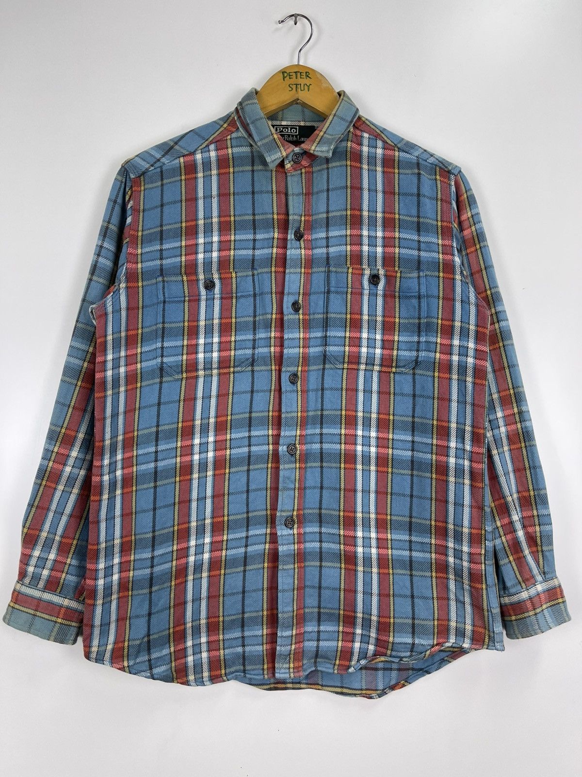 Polo Ralph Lauren Vintage Polo By Ralph Lauren Flannel Size US M / EU 48-50 / 2 - 3 Thumbnail