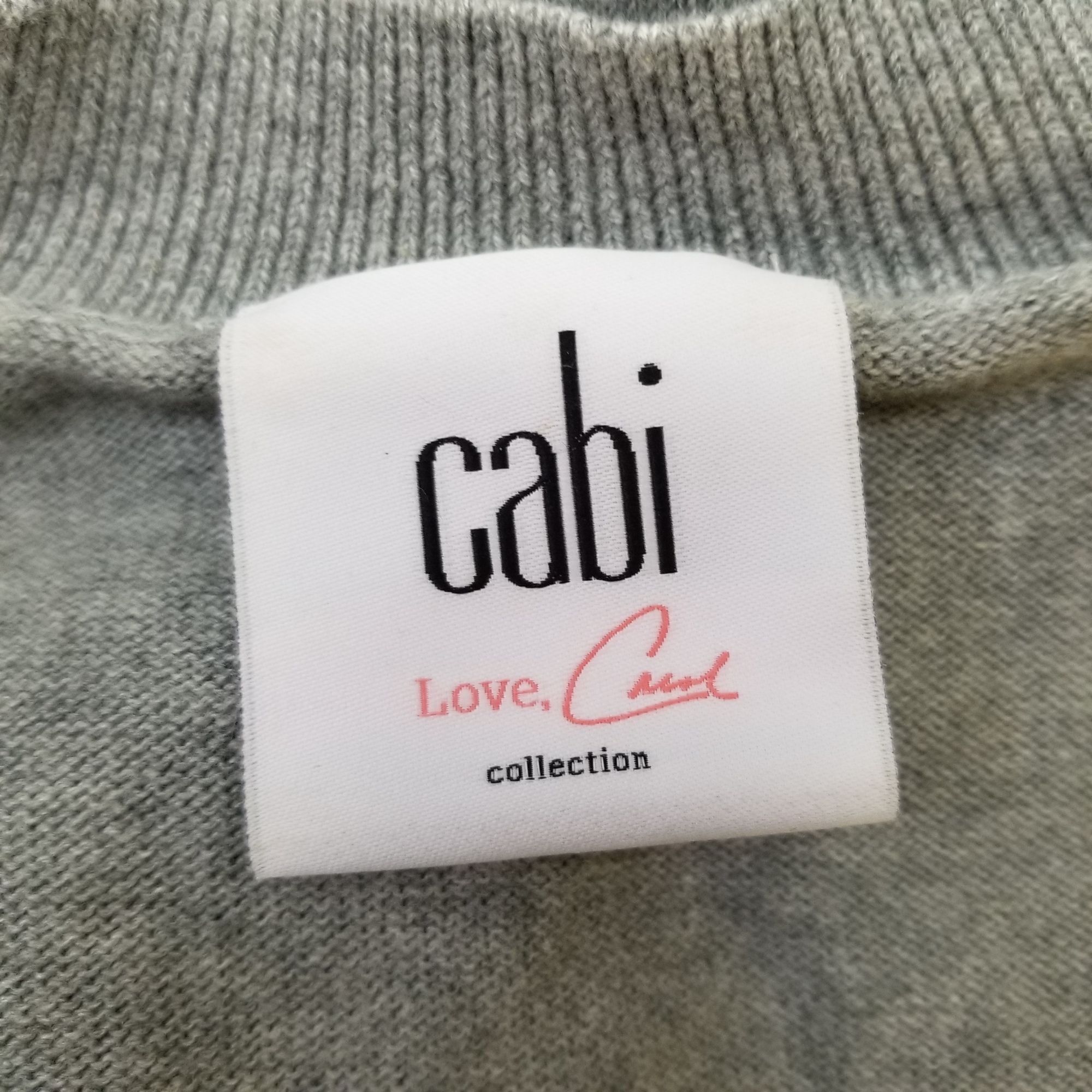 Other Cabi S BELLE Cardigan Yellow Cream Lace Gray Mixed Knit Swea Size S / US 4 / IT 40 - 4 Thumbnail