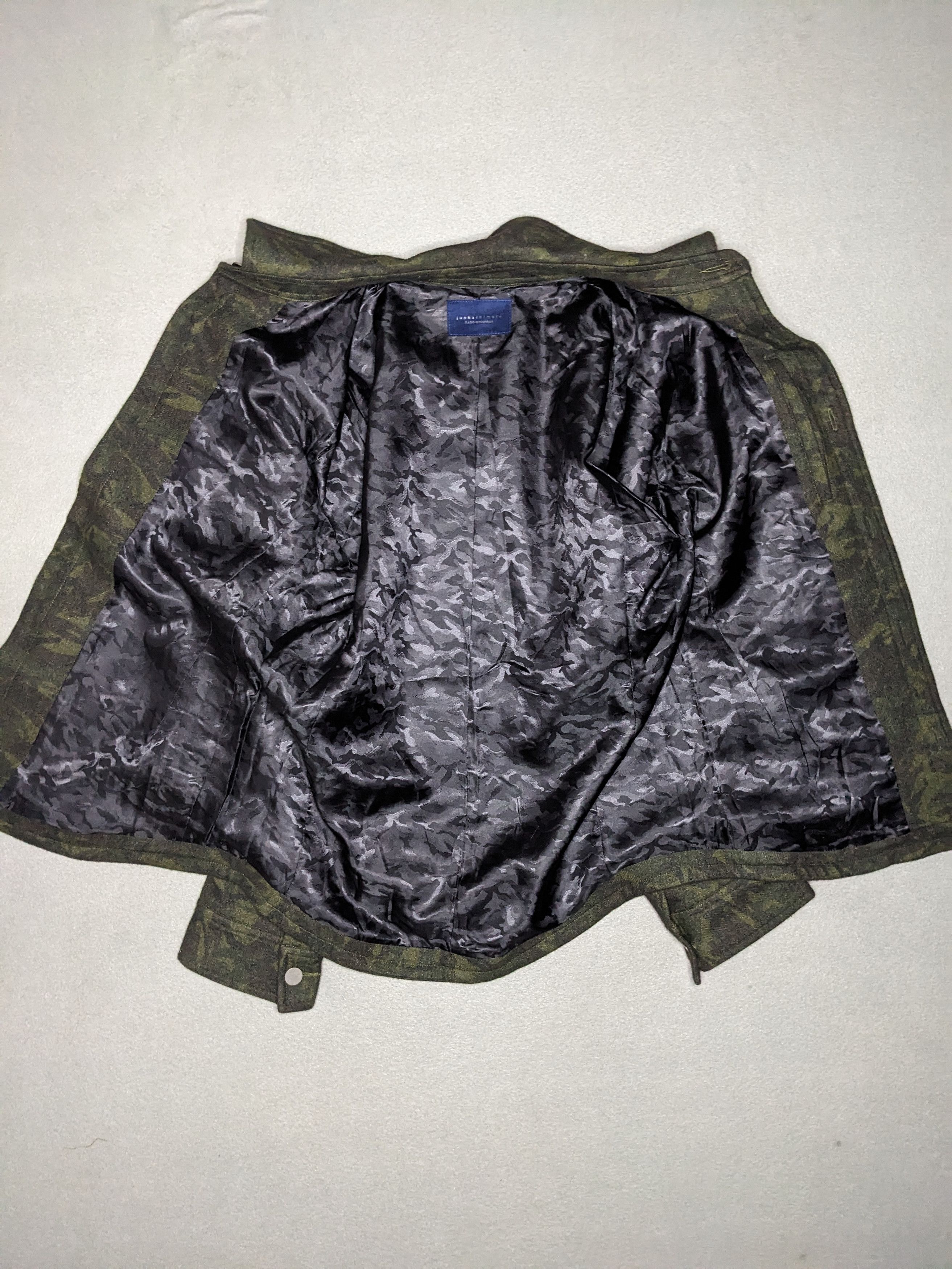 junhashimoto Jun Hashimoto Camo Wool Overshirt XL Jacket Military Shacket Size US XL / EU 56 / 4 - 7 Thumbnail