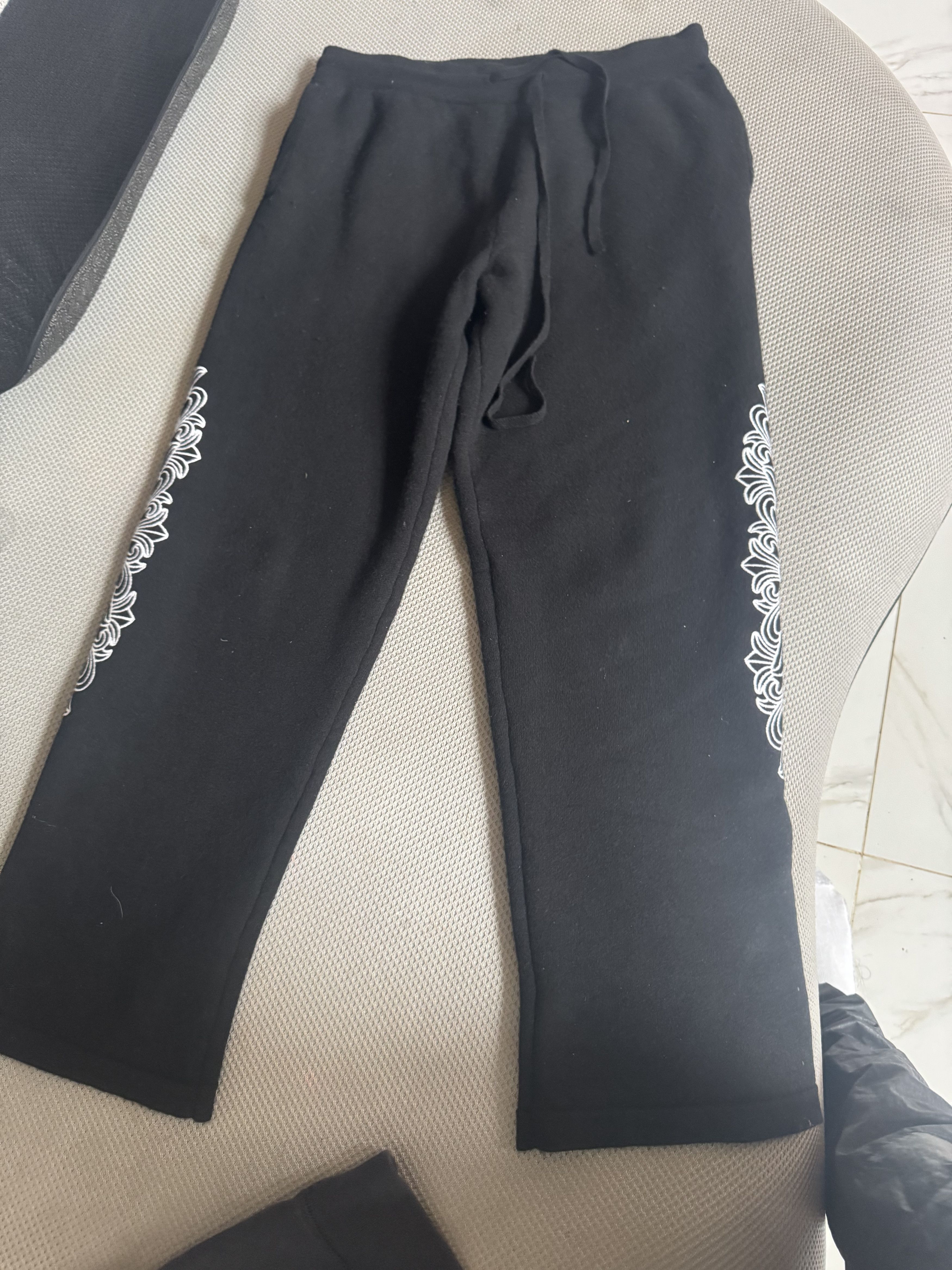 Chrome Hearts Chrome Hearts “Floral” Cashmere Sweats Size US 34 / EU 50 - 1 Thumbnail