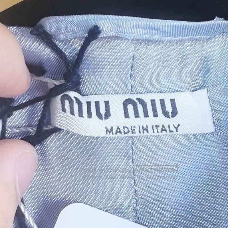 Miu Miu Miu Miu Women's Blue Wool Coat . Size XXS / US 00 / IT 34 - 3 Thumbnail