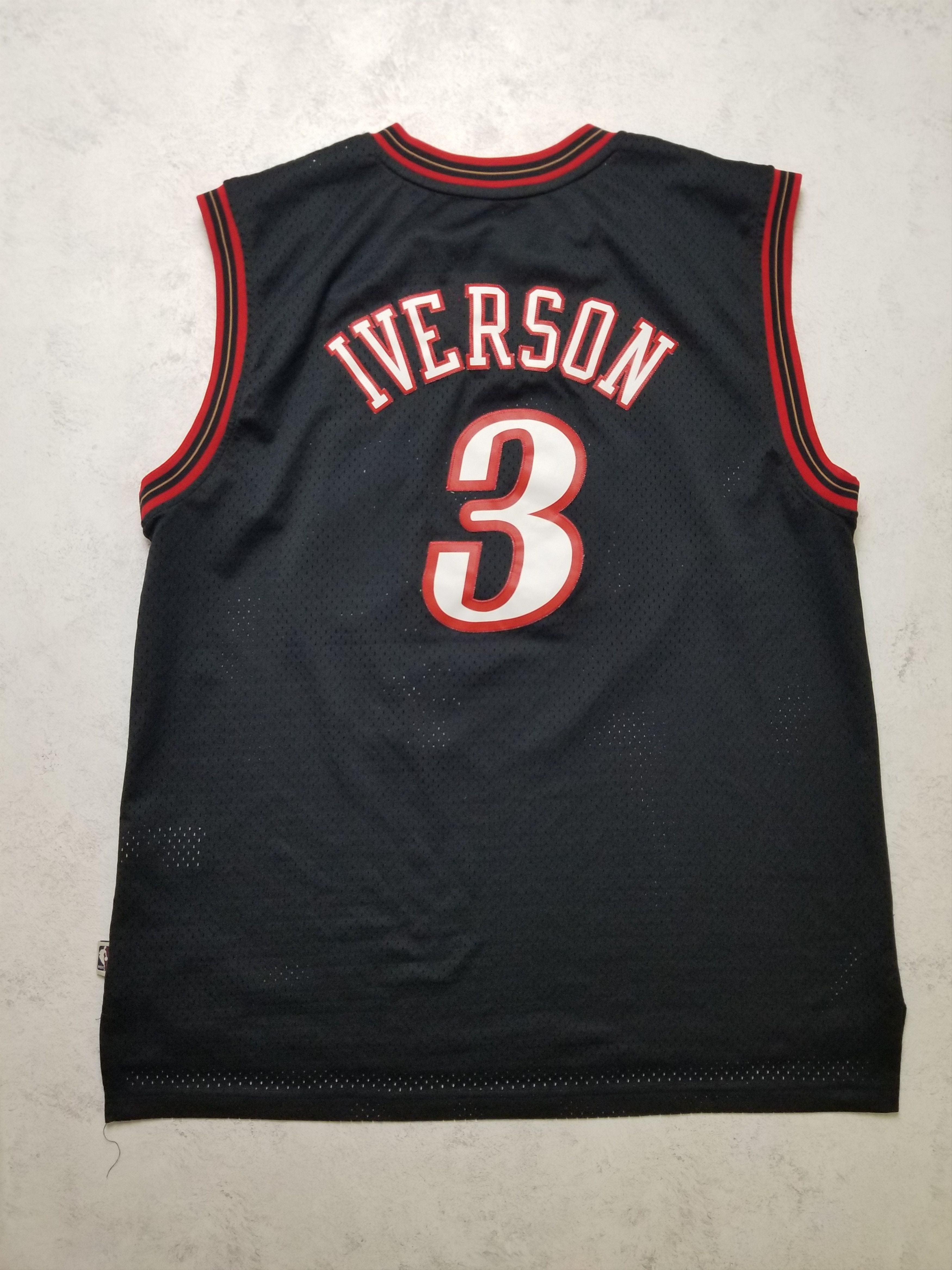 Adidas Adidas Philadelphia 76ers Allen Iverson #3 NBA Jersey Size US XL / EU 56 / 4 - 2 Thumbnail