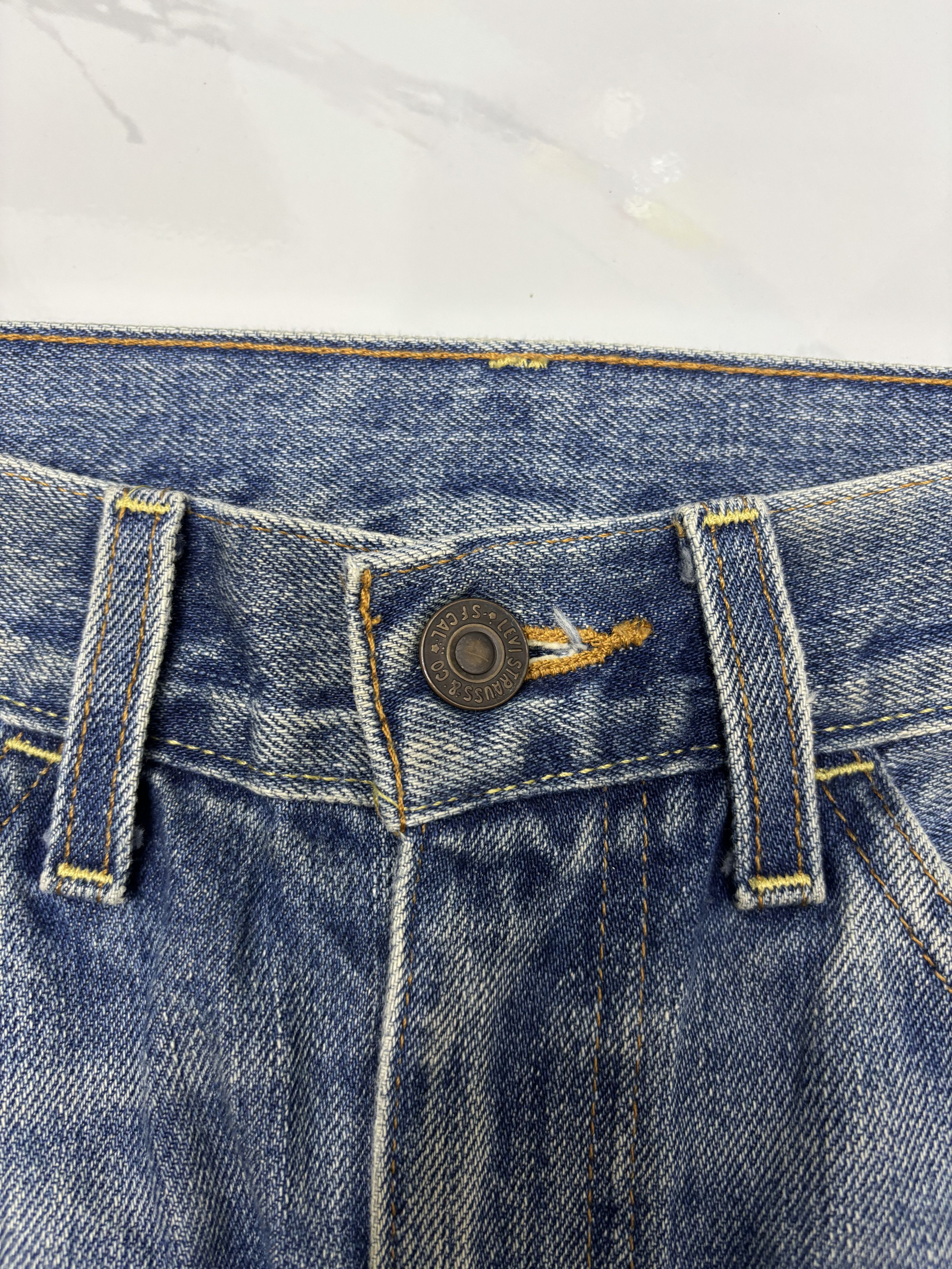 Levi's × Levi's Vintage Clothing × Vintage Vintage Levis Orange Tab Big E Distressed Denim Size 31" - 10 Thumbnail
