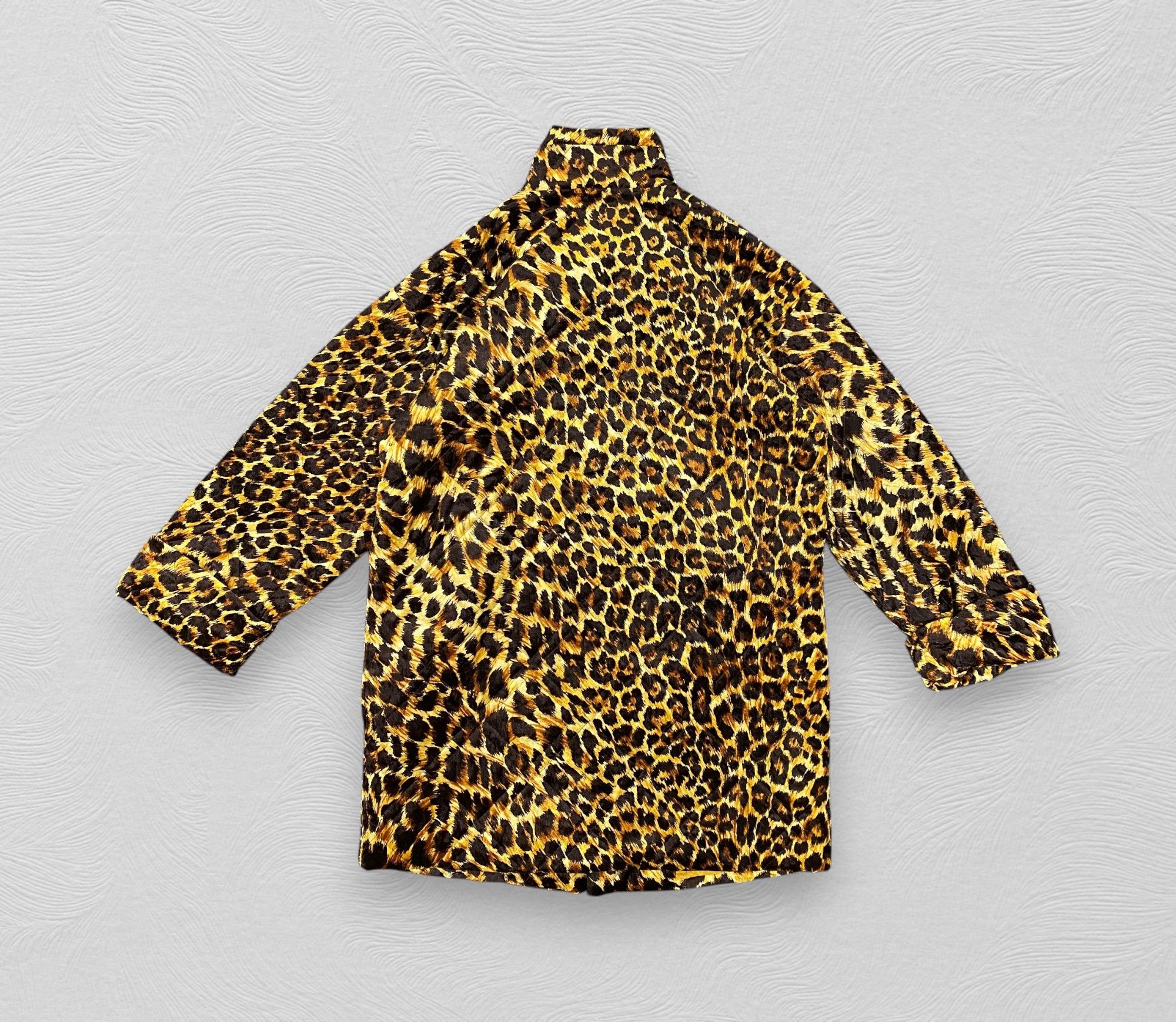 If Six Was Nine Vintage Japanese Brand Leopard Puffer Long Jacket -J078 Size US L / EU 52-54 / 3 - 2 Thumbnail
