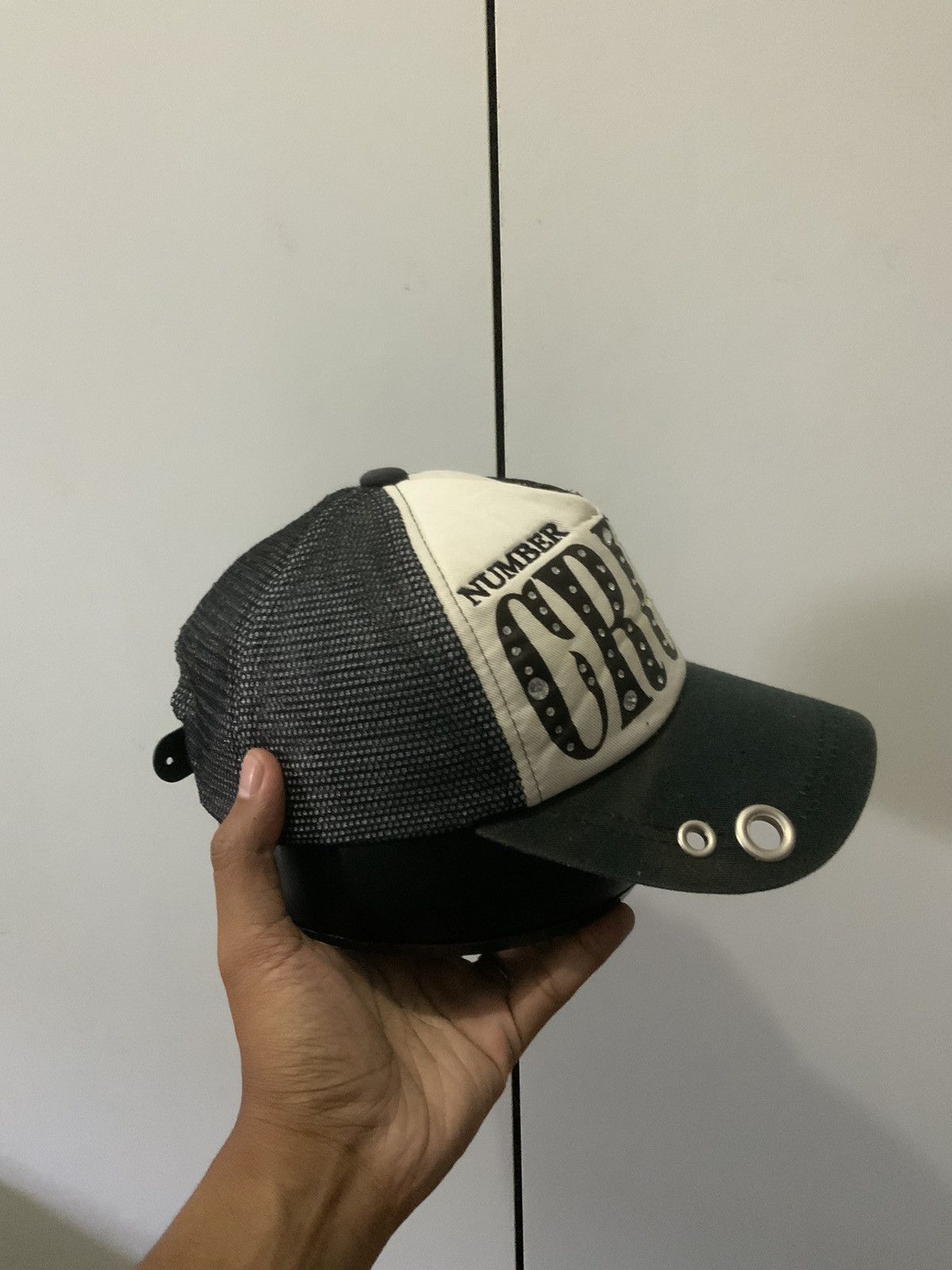Japanese Brand Number Crush Breath Trucker Cap Hat Size ONE SIZE - 4 Thumbnail