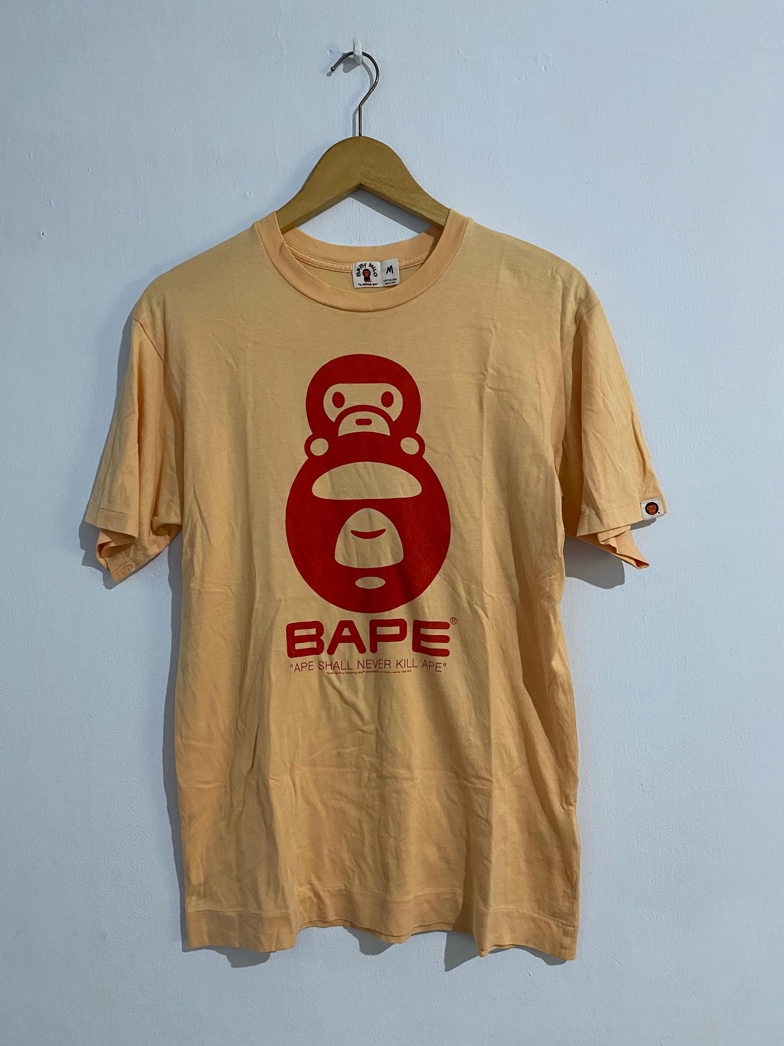 Bape Vintage Baby Milo A Bating Ape Busy Work T Shirt Size US M / EU 48-50 / 2 - 1 Thumbnail