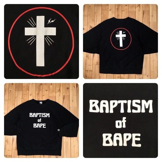 Bape × Fragment Design × Nigo BAPE × Fragment Design sweat shirt NIGO APE Hiroshi Fujiwara Size US L / EU 52-54 / 3 - 1 Thumbnail