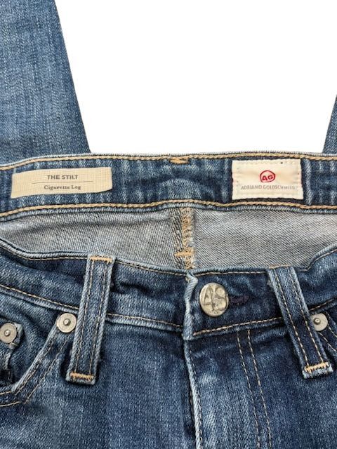AG Adriano Goldschmied Adriano Goldschmied Cigarette Ankle Denim Jeans Size 26" / US 2 / IT 38 - 6 Thumbnail