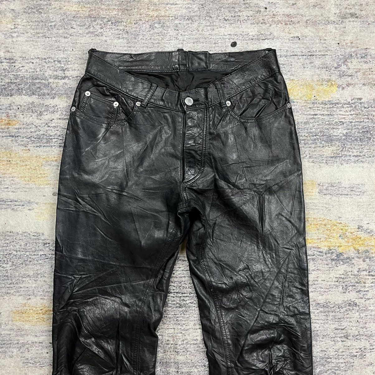 Helmut Lang Vintage Helmut lang leather pants Size US 30 / EU 46 - 4 Thumbnail