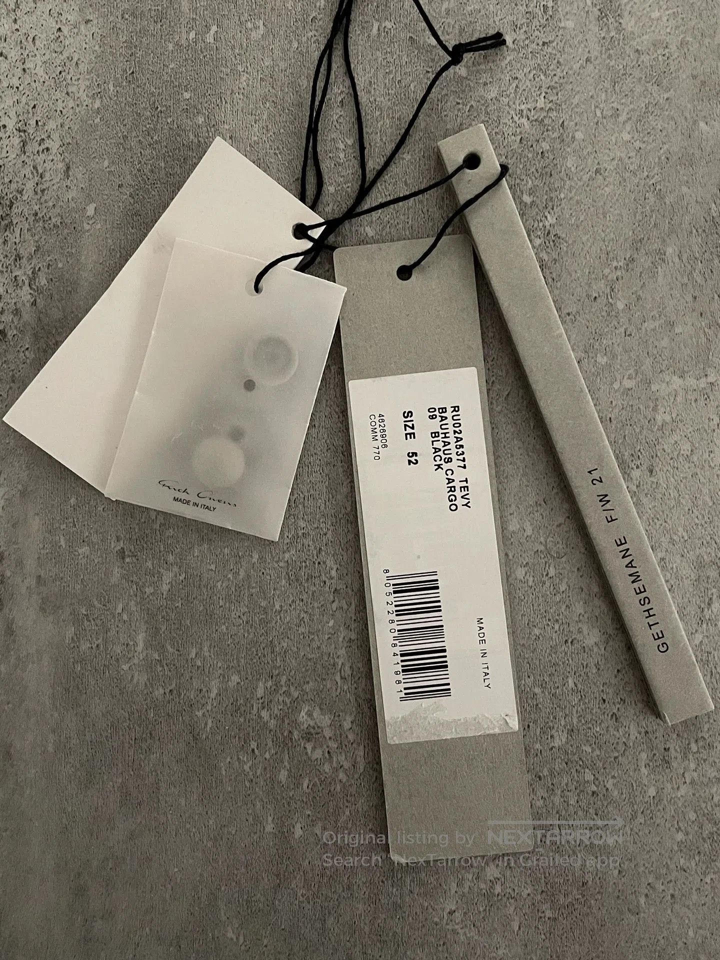 Rick Owens Rick Owens Ro Five Zipper Cargo Pants. Size US 40 / EU 56 - 4 Thumbnail