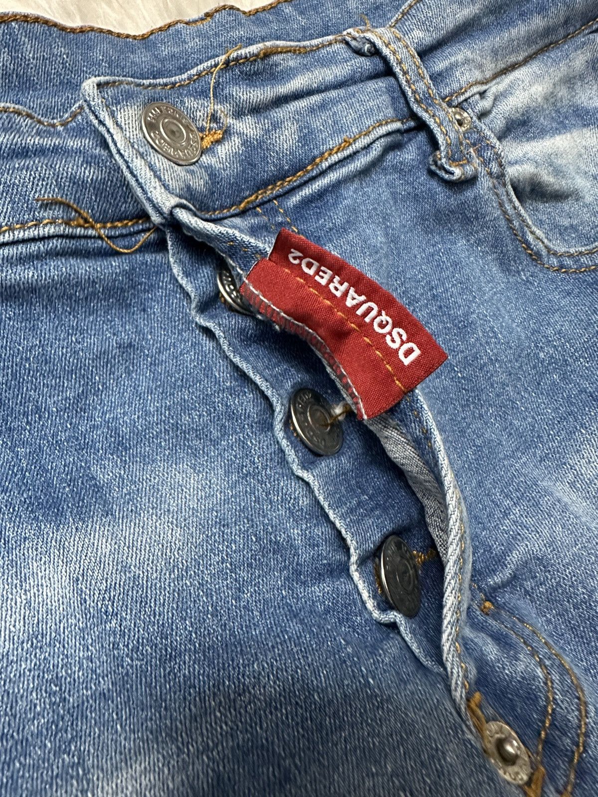 Dsquared2 Dsquared2 jeans APPROVED BY DEAN & DAN MADE WITH LOVE Size 30" / US 8 / IT 44 - 9 Thumbnail