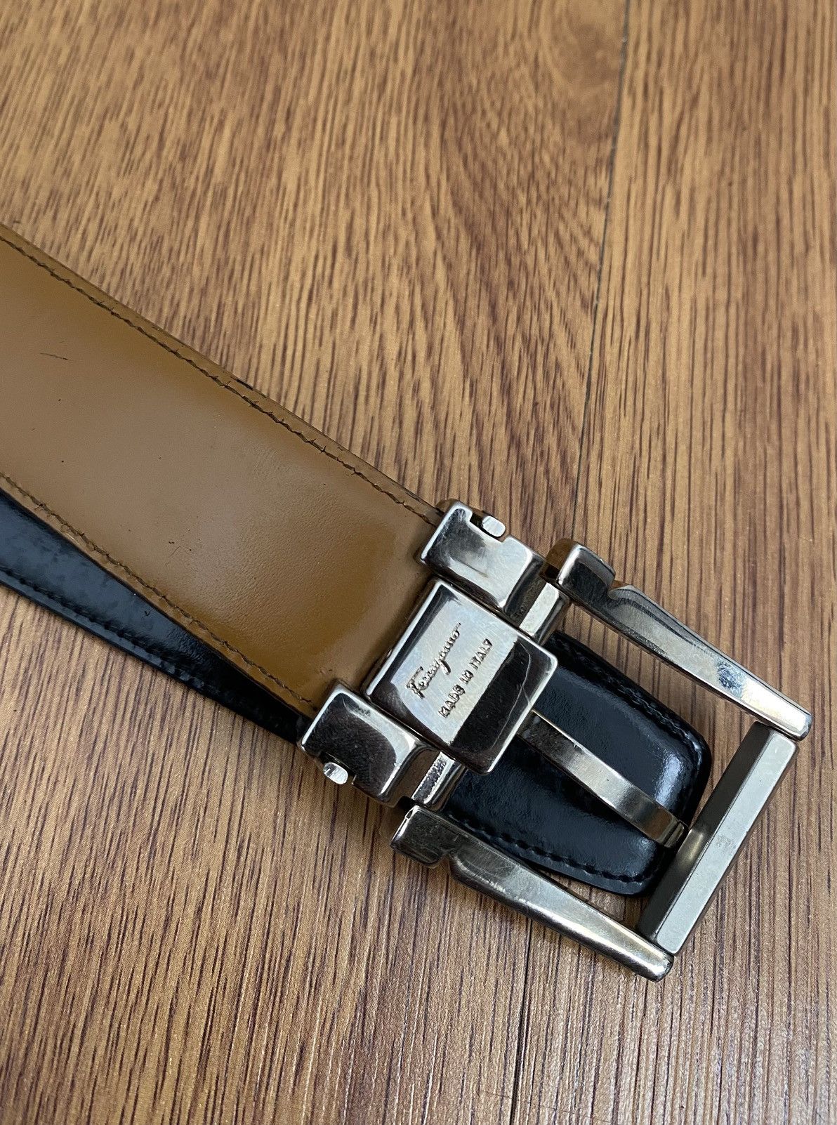 Salvatore Ferragamo Salvatore Ferragamo Reversible lether belt Size ONE SIZE - 5 Thumbnail