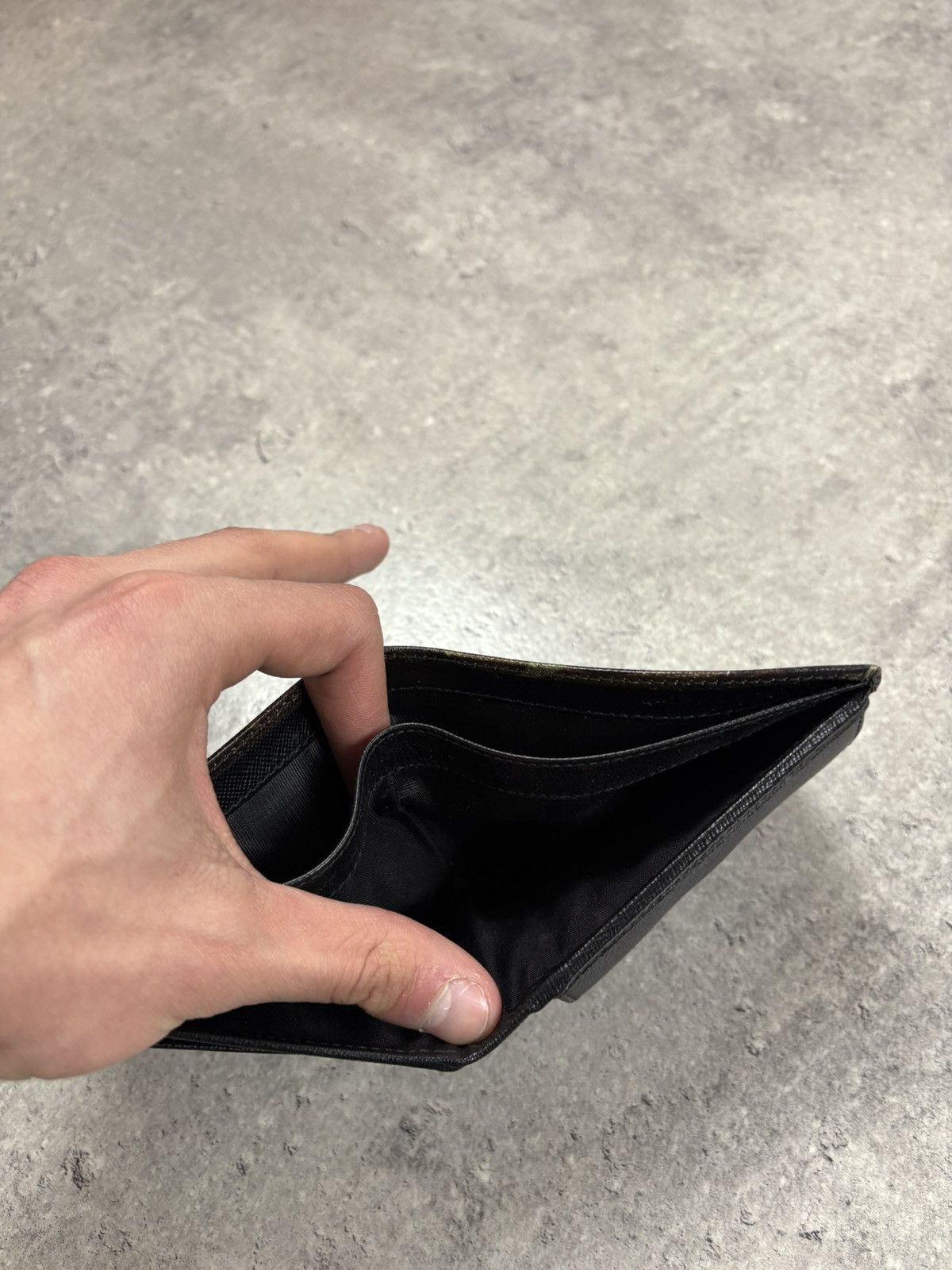 Prada PRADA Leather Camo Bifold Wallet Size ONE SIZE - 8 Thumbnail