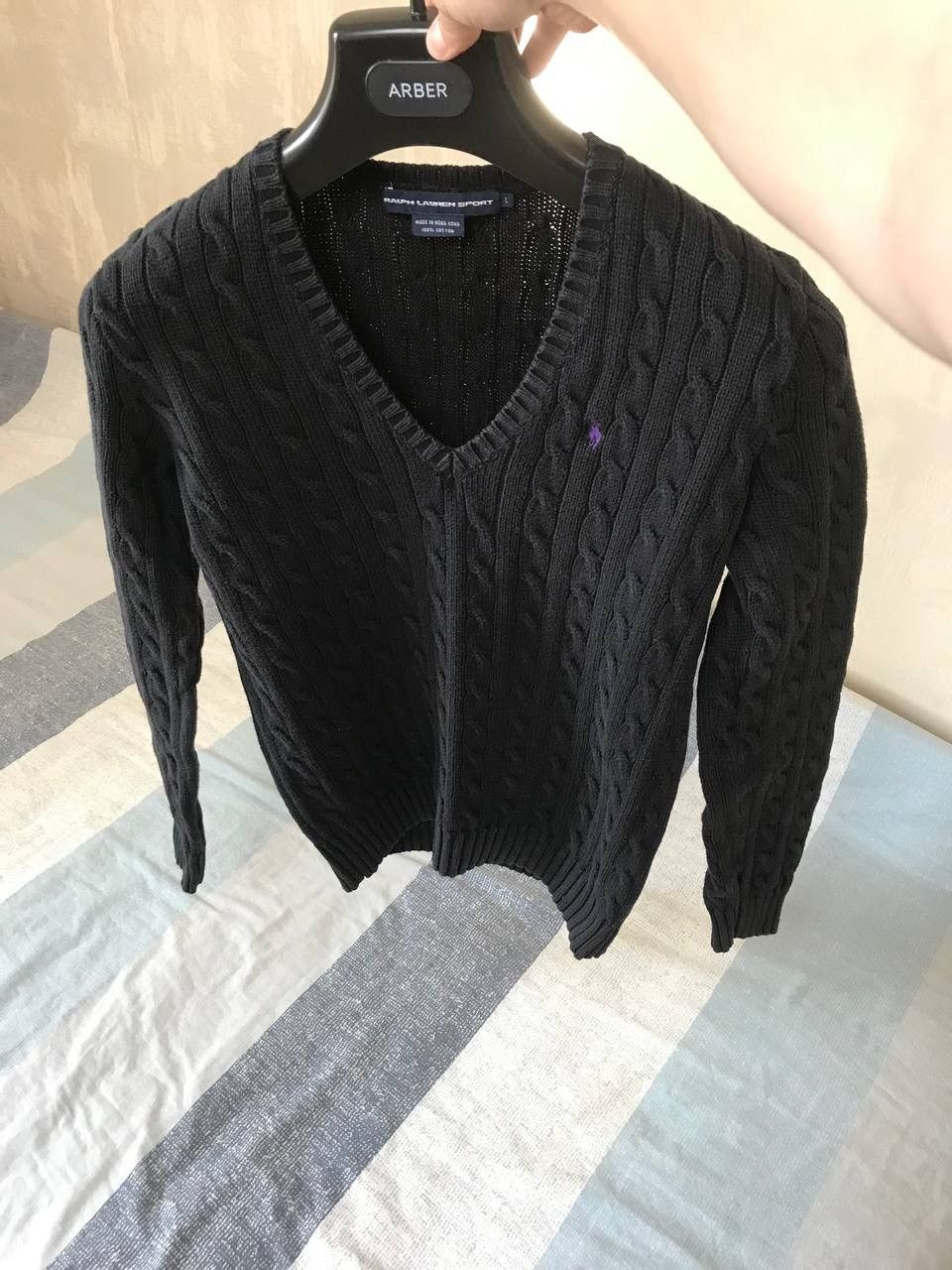 Ralph Lauren Sport 🔥 Polo Ralph Lauren Sport Vintage Cable Knit Sweater Logo Size L / US 10 / IT 46 - 4 Thumbnail
