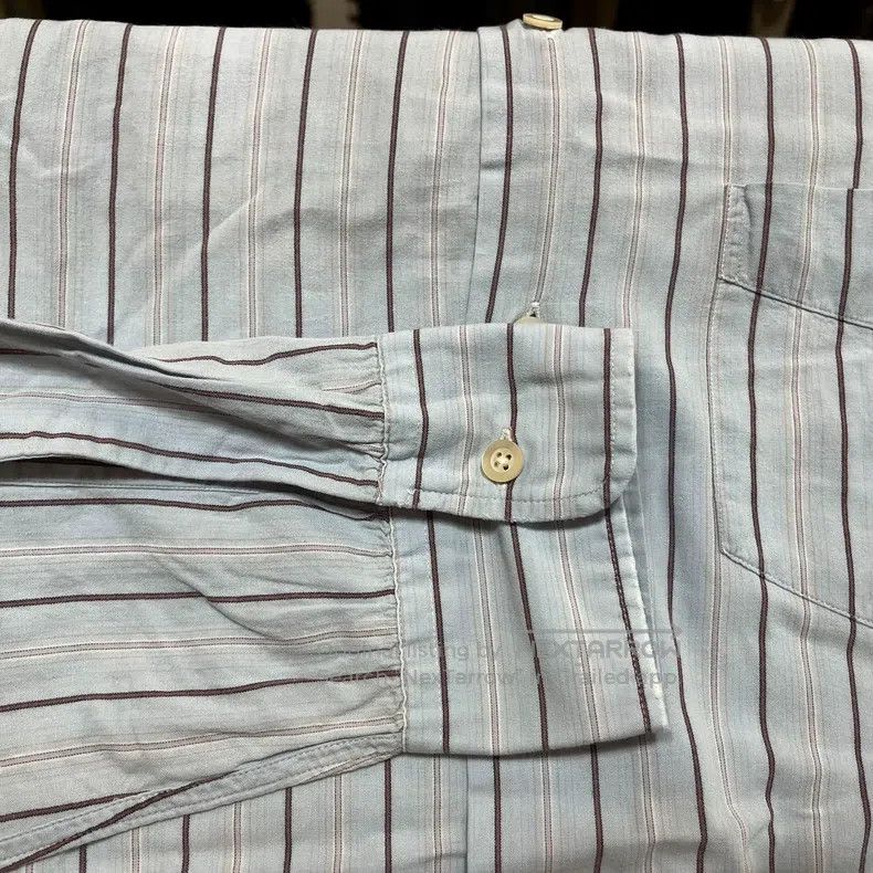 RRL Ralph Lauren RRL Ralph Lauren Old-Style Striped Shirt Size US M / EU 48-50 / 2 - 6 Thumbnail