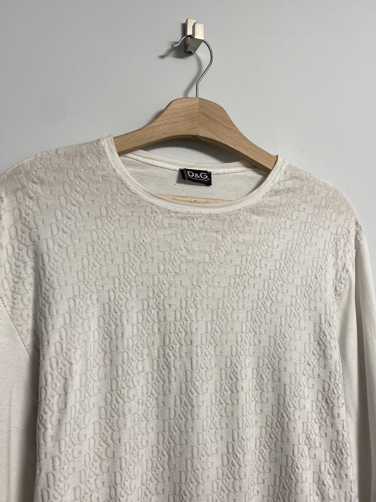 Dolce & Gabbana Dolce Gabbana Long Sleeve Monogram Size L / US 10 / IT 46 - 2 Thumbnail