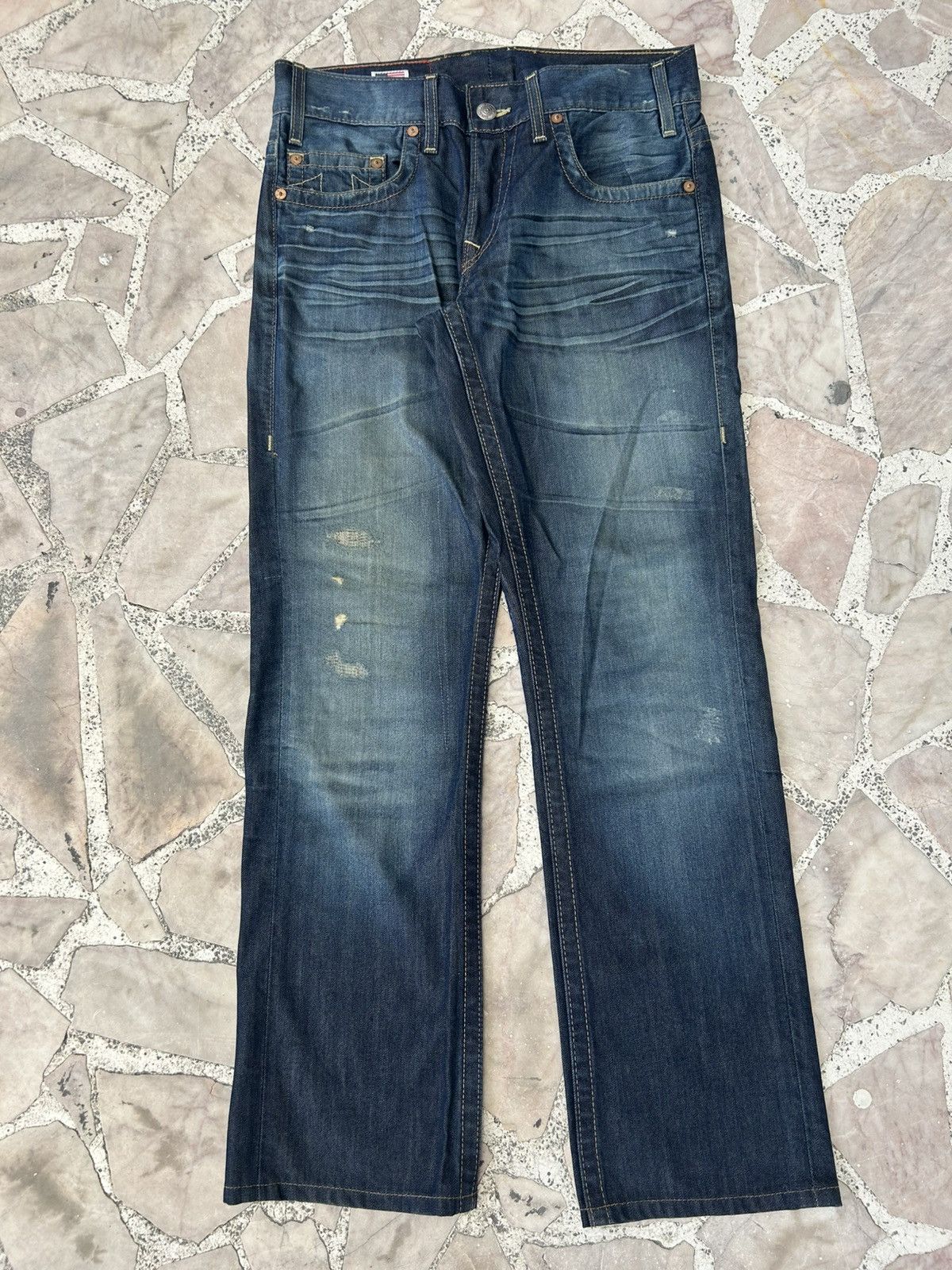 True Religion True Religion Logan Waist 34 Vintage Denim Size US 34 / EU 50 - 2 Thumbnail