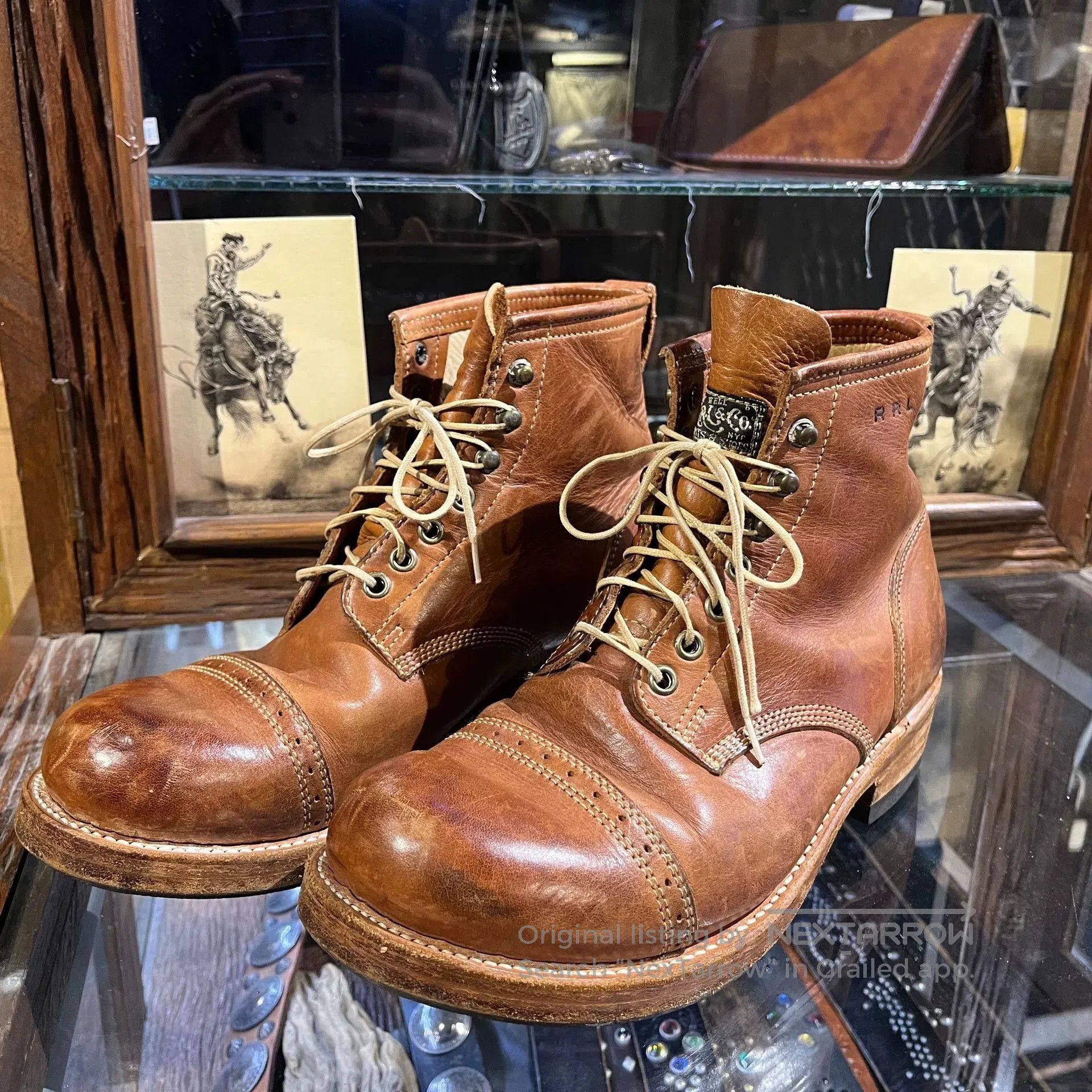 RRL Ralph Lauren rrl military boots in four colors available. Size US 9 / EU 42 - 3 Thumbnail