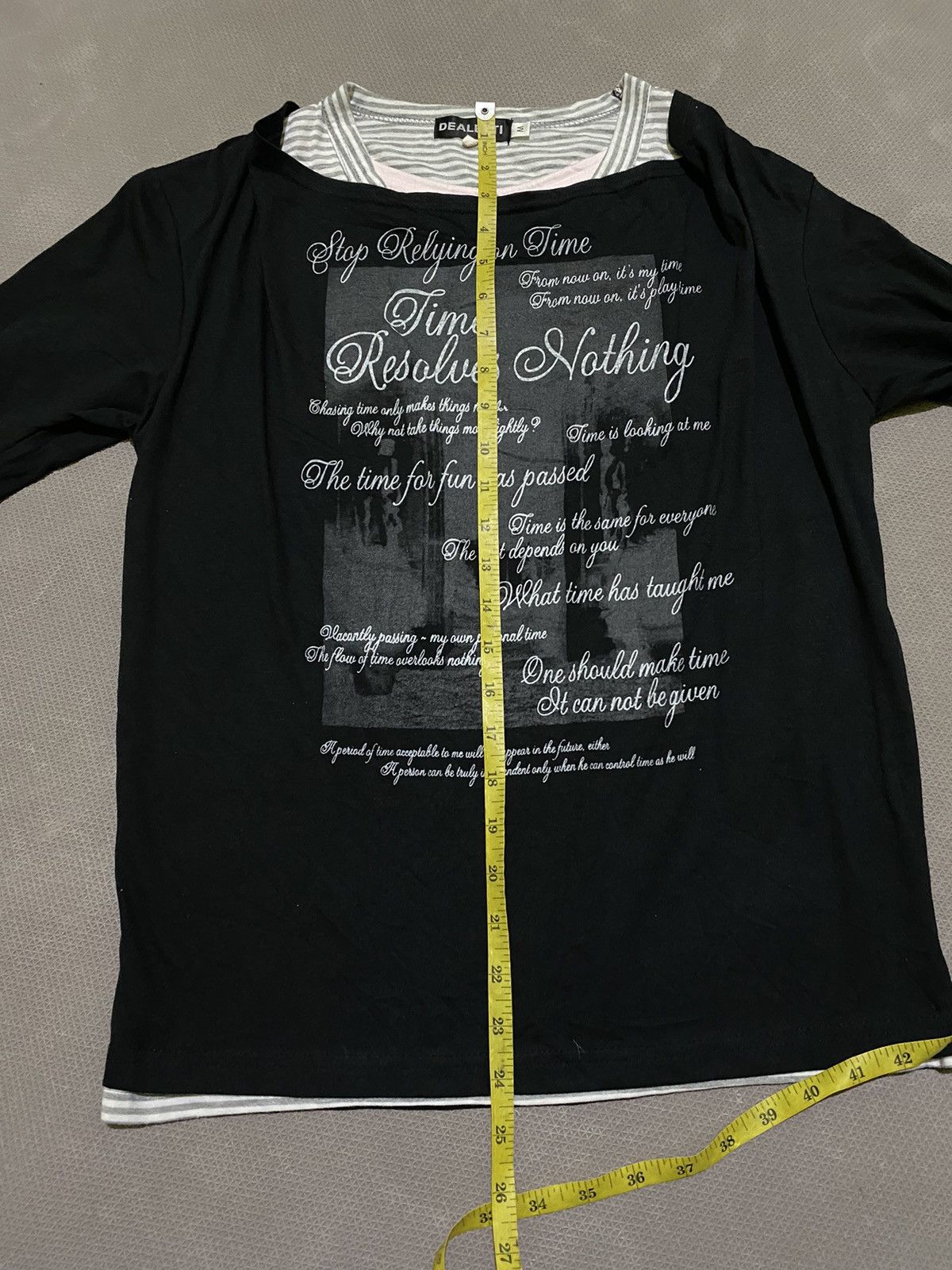 Hysteric Glamour Y2k Dealetti double layer ifsixwasnine longsleeve Size US M / EU 48-50 / 2 - 7 Thumbnail