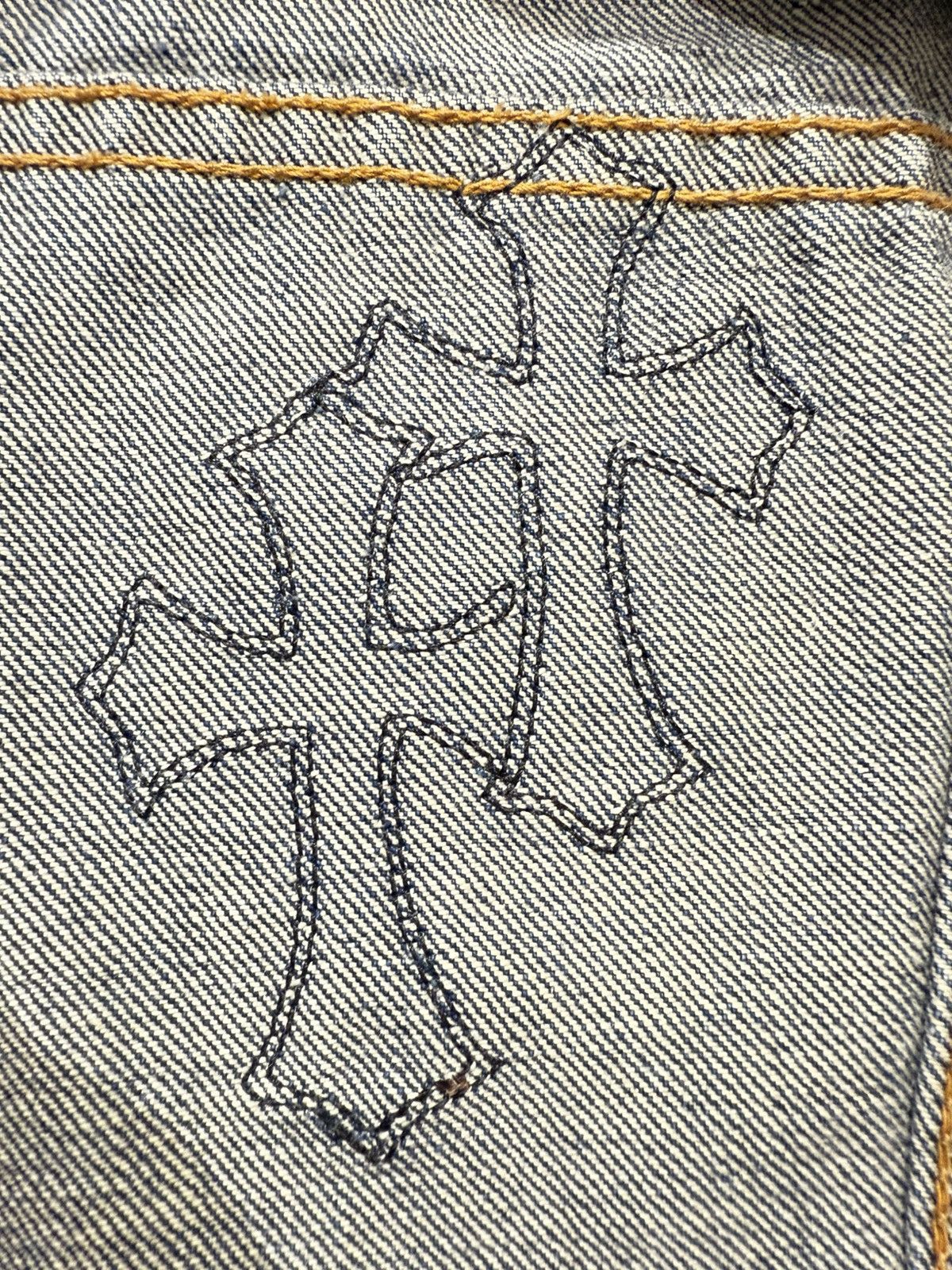 Chrome Hearts chrome hearts denim patches jacket Size XS / US 0-2 / IT 36-38 - 7 Thumbnail