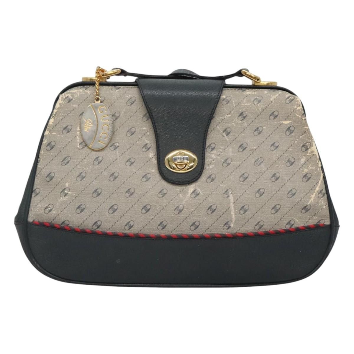 Gucci GUCCI Shoulder Bag Pvc Leather Navy Gold 116 02 107 Size ONE SIZE - 2 Thumbnail