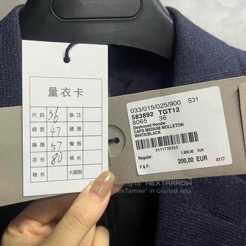 Balenciaga Balenciaga Dark Blue Solid Wool Blazer Jacket Size XS / US 0-2 / IT 36-38 - 5 Thumbnail