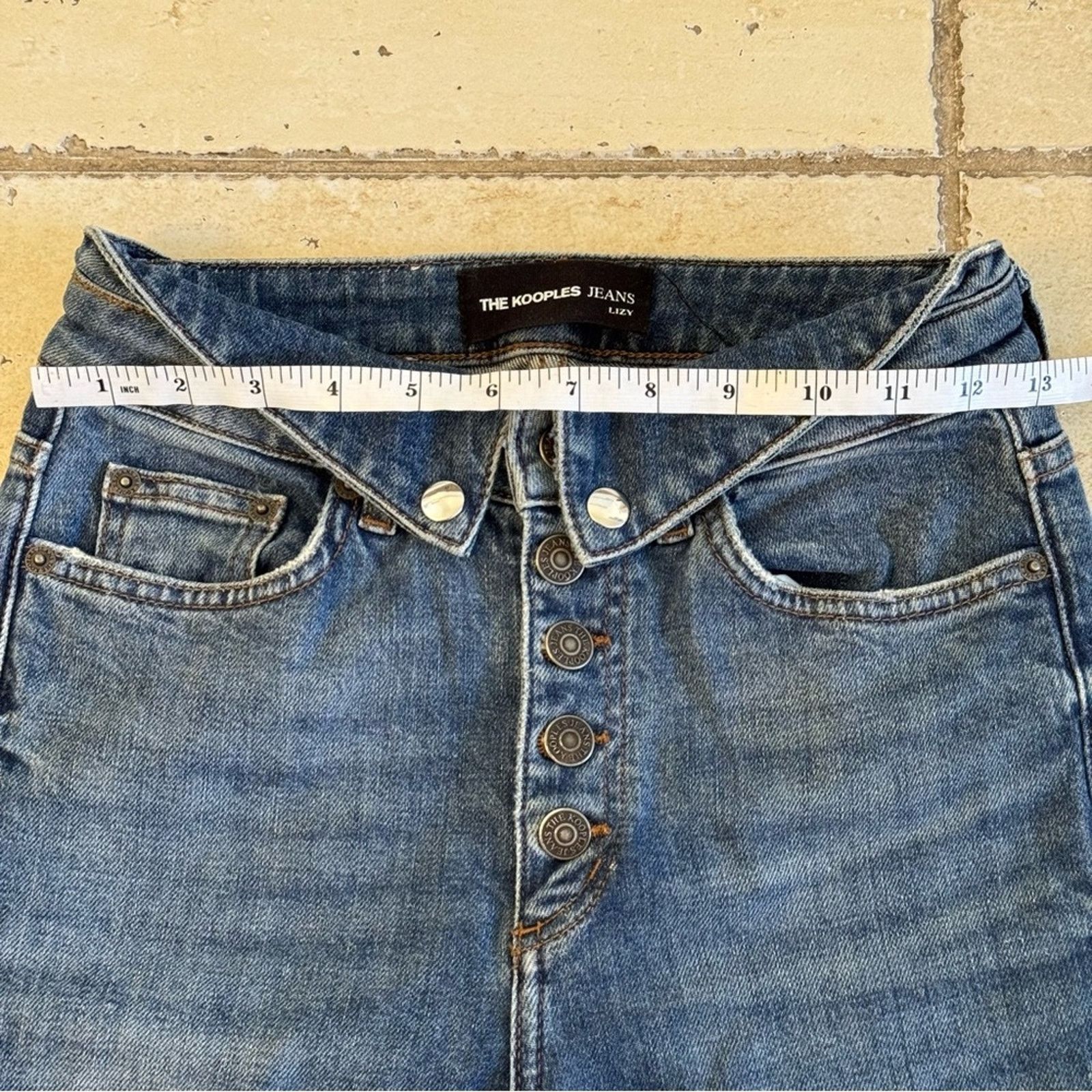 The Kooples The Kooples Jeans, Size 25, High Rise, Blue Size 24" / US 00 / IT 34 - 7 Thumbnail